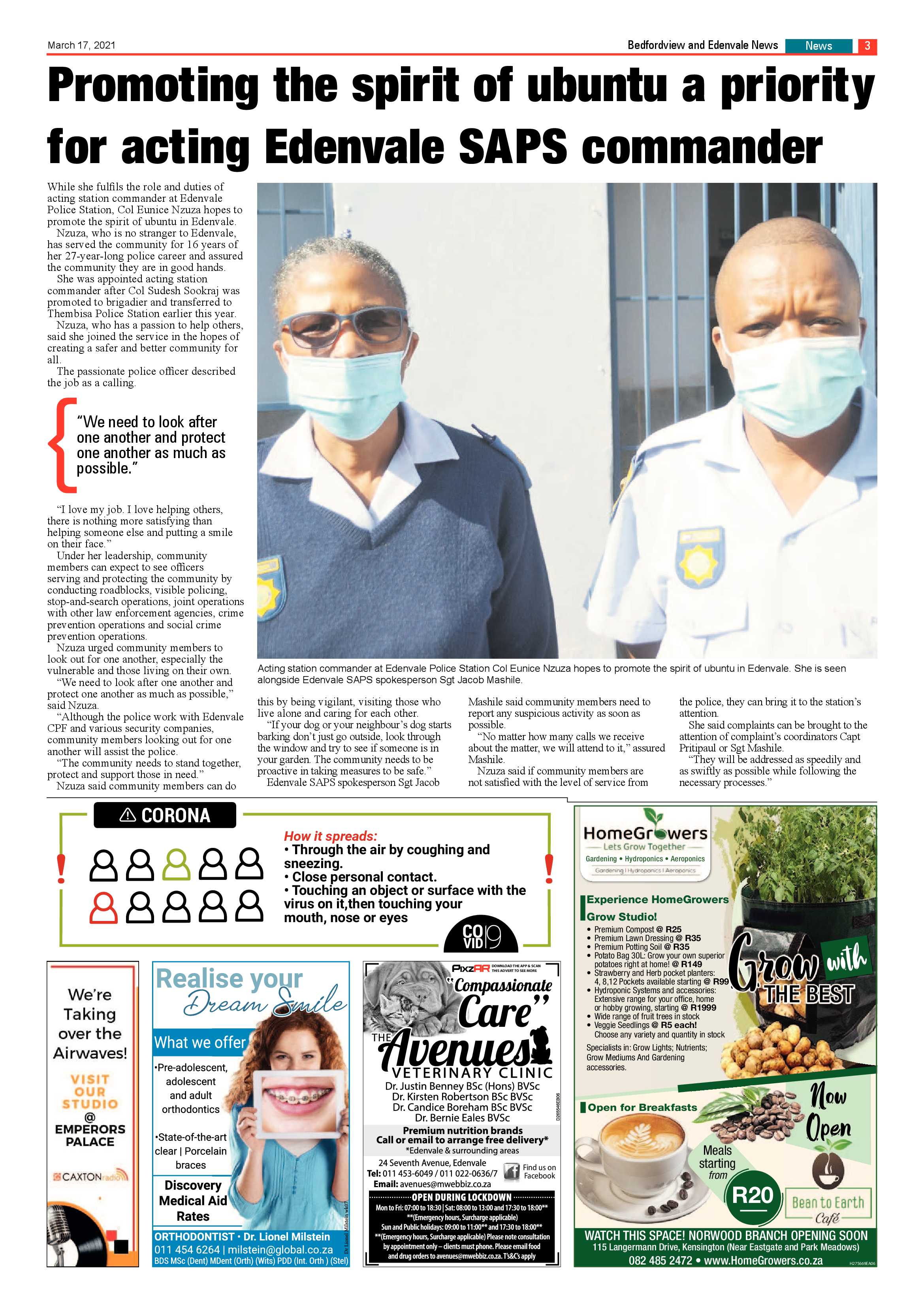 Bedfordview Edenvale News 17 March 2021 page 3
