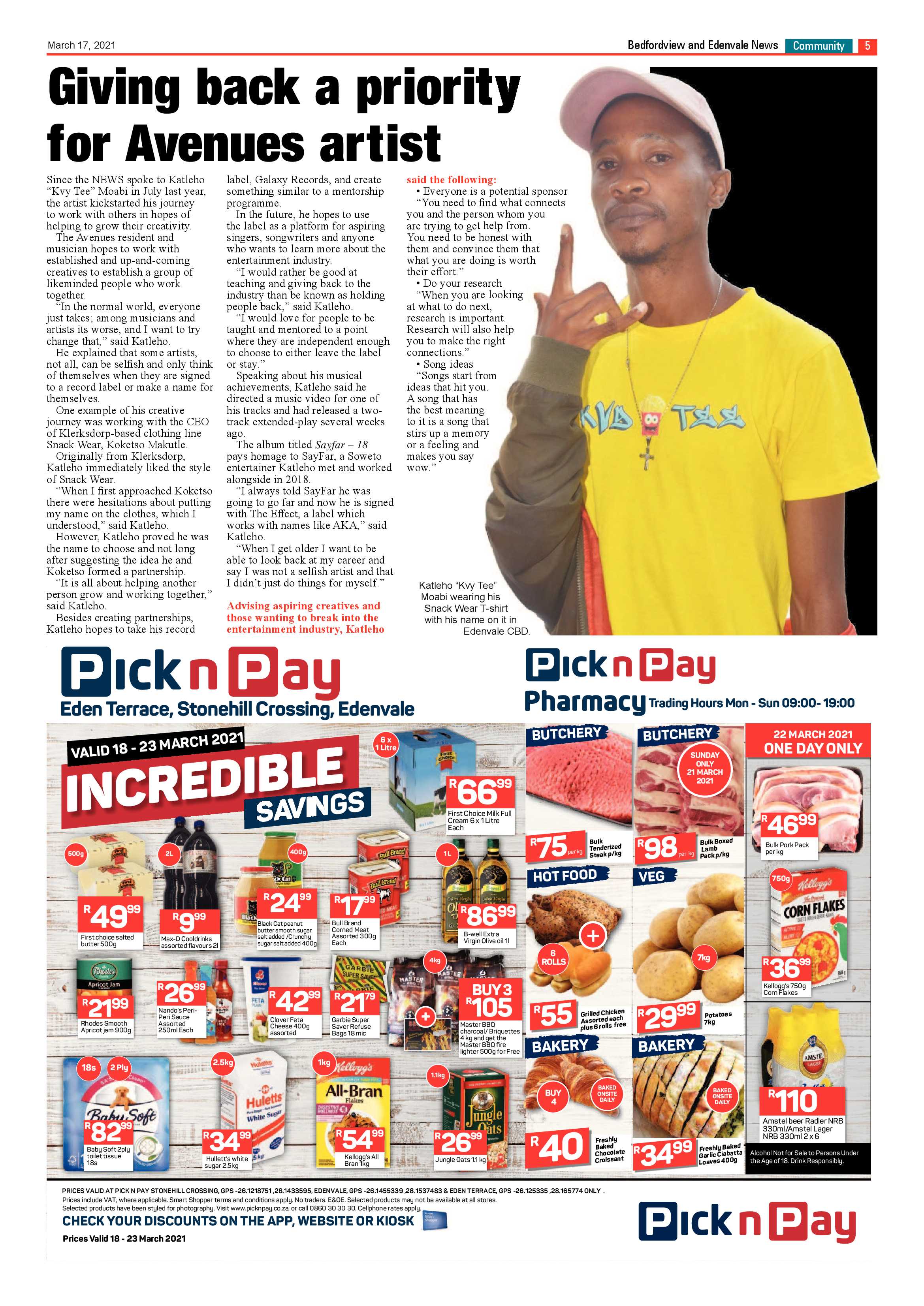 Bedfordview Edenvale News 17 March 2021 page 5