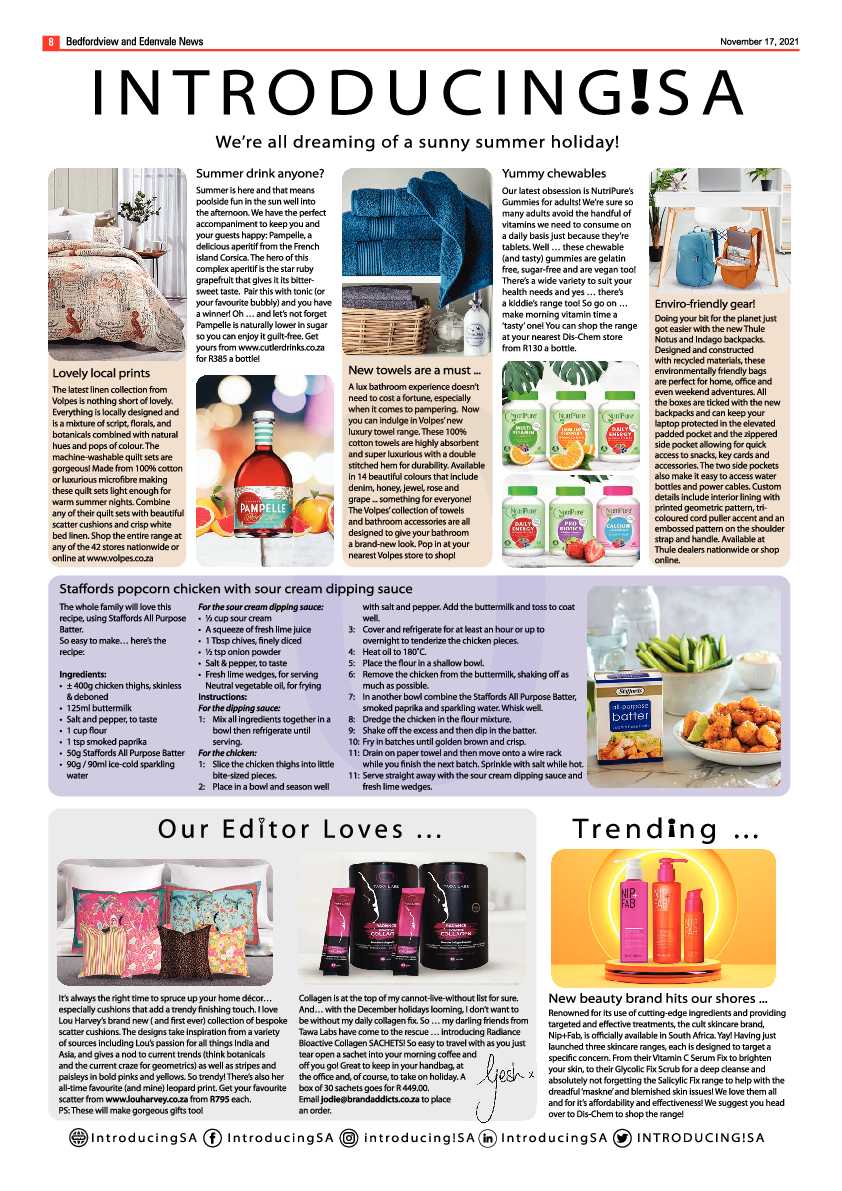 Bedfordview Edenvale News 17 November 2021 page 8