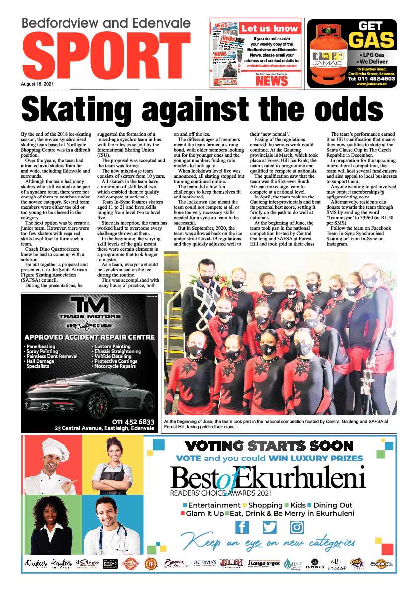 Bedfordview Edenvale News 18 August 2021 page 12