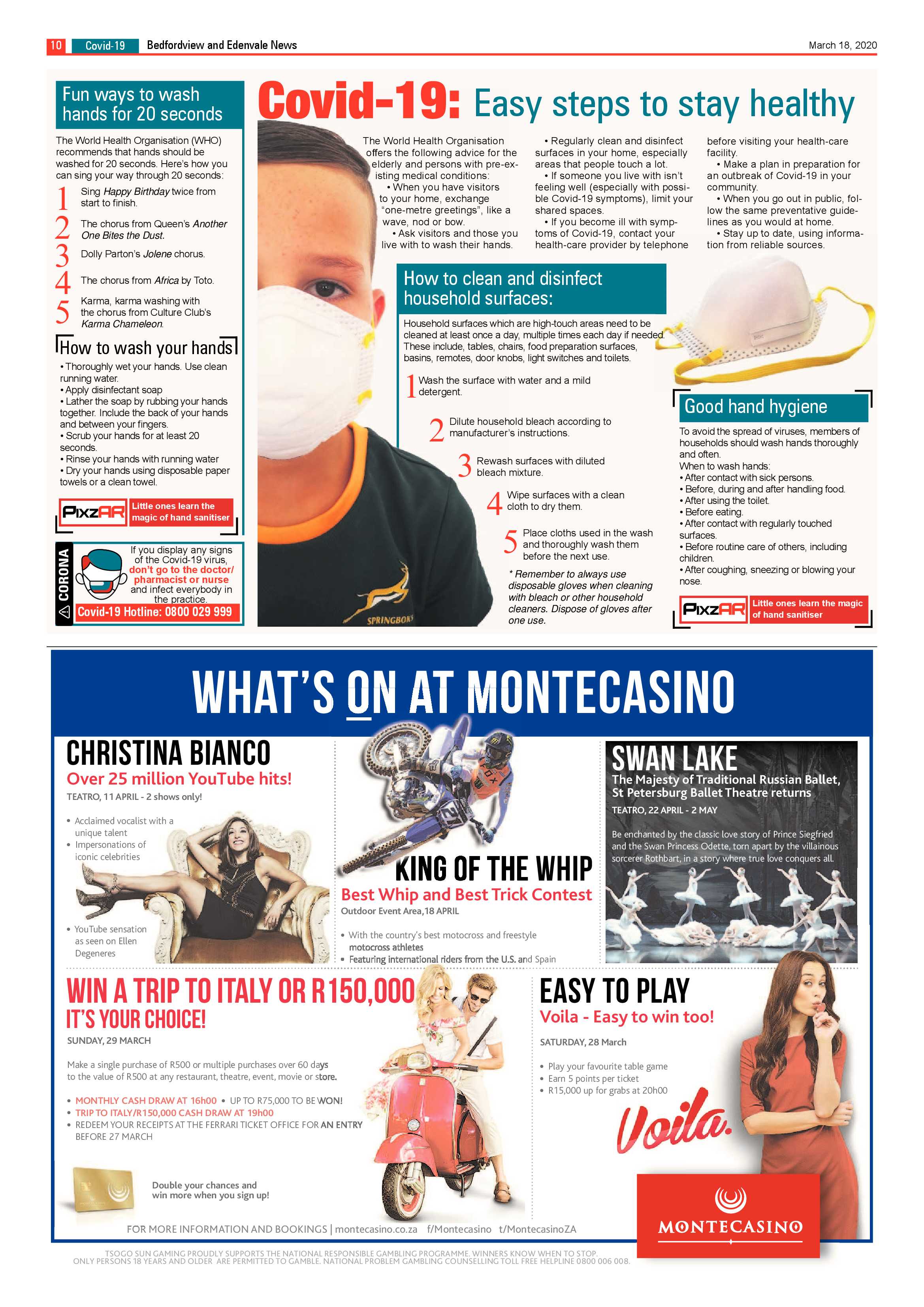 Bedfordview Edenvale News 18 March 2020 page 10