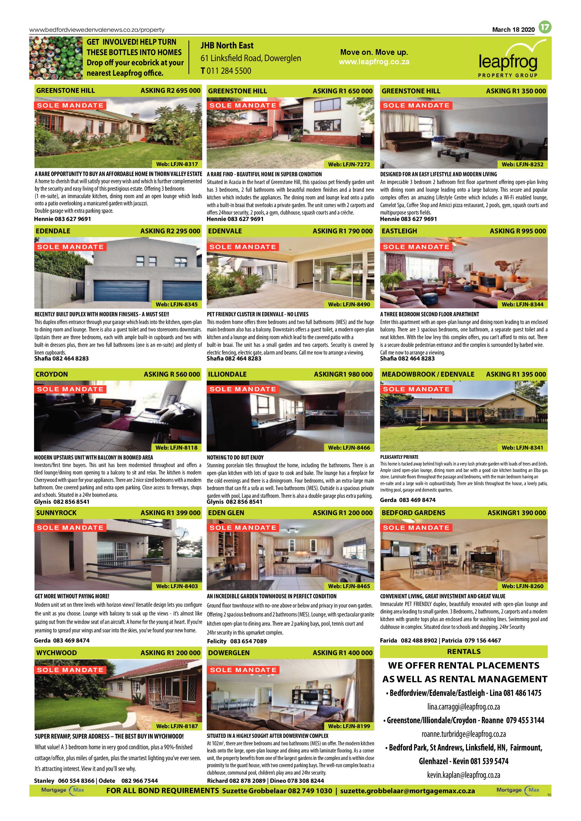 Bedfordview Edenvale News 18 March 2020 page 17