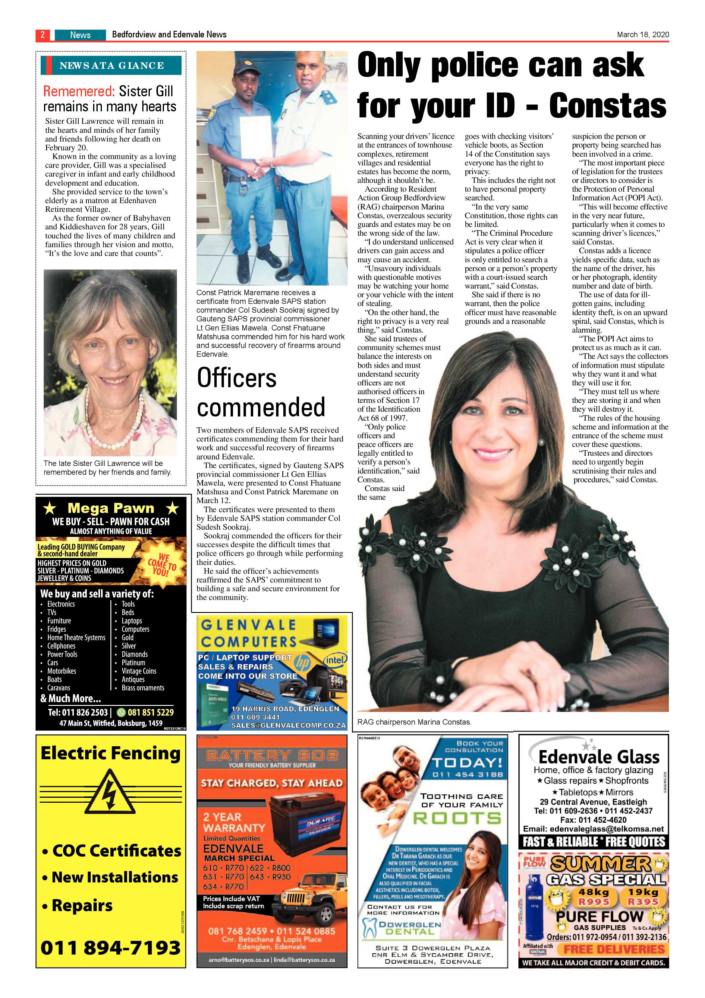 Bedfordview Edenvale News 18 March 2020 page 2