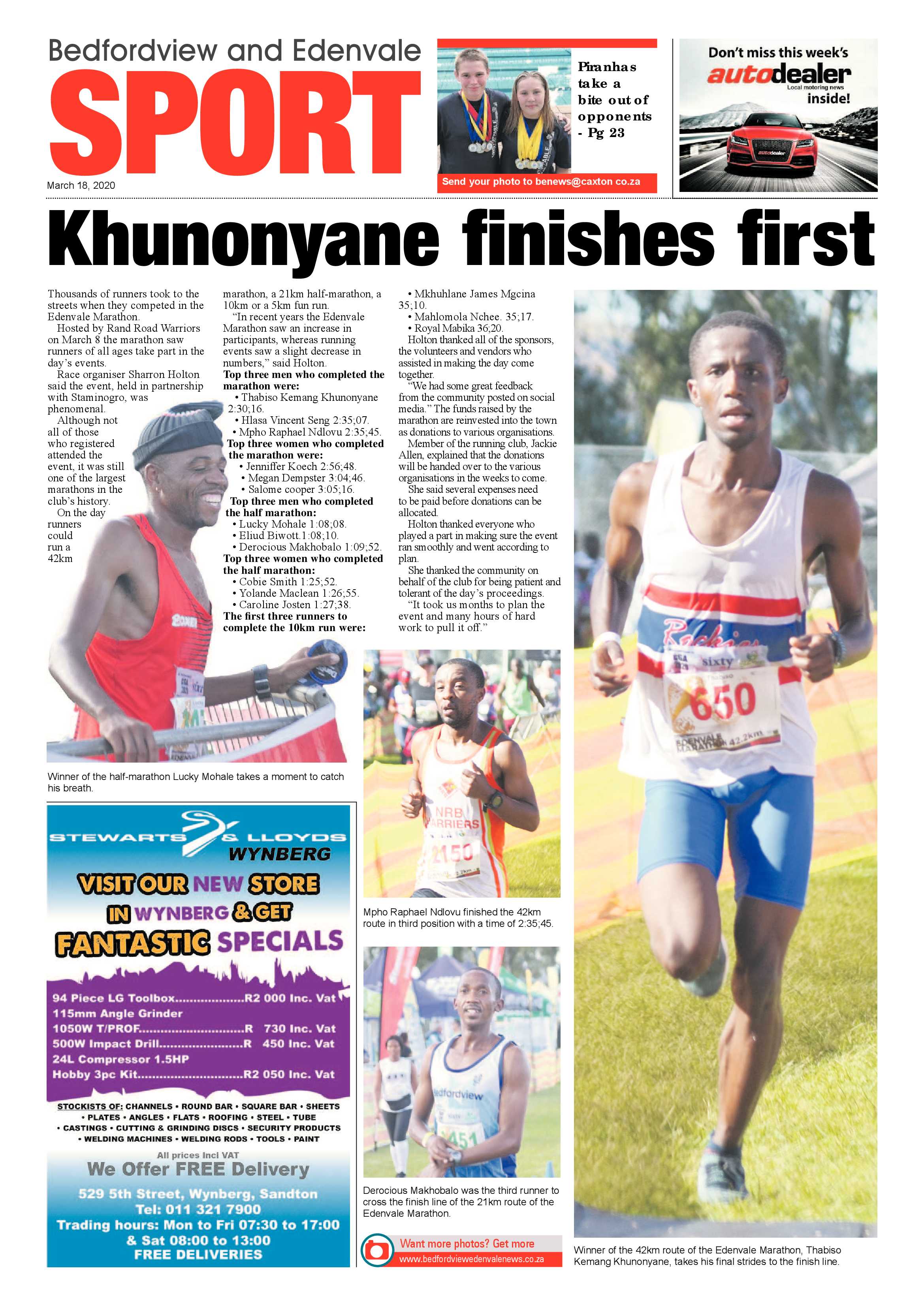 Bedfordview Edenvale News 18 March 2020 page 24