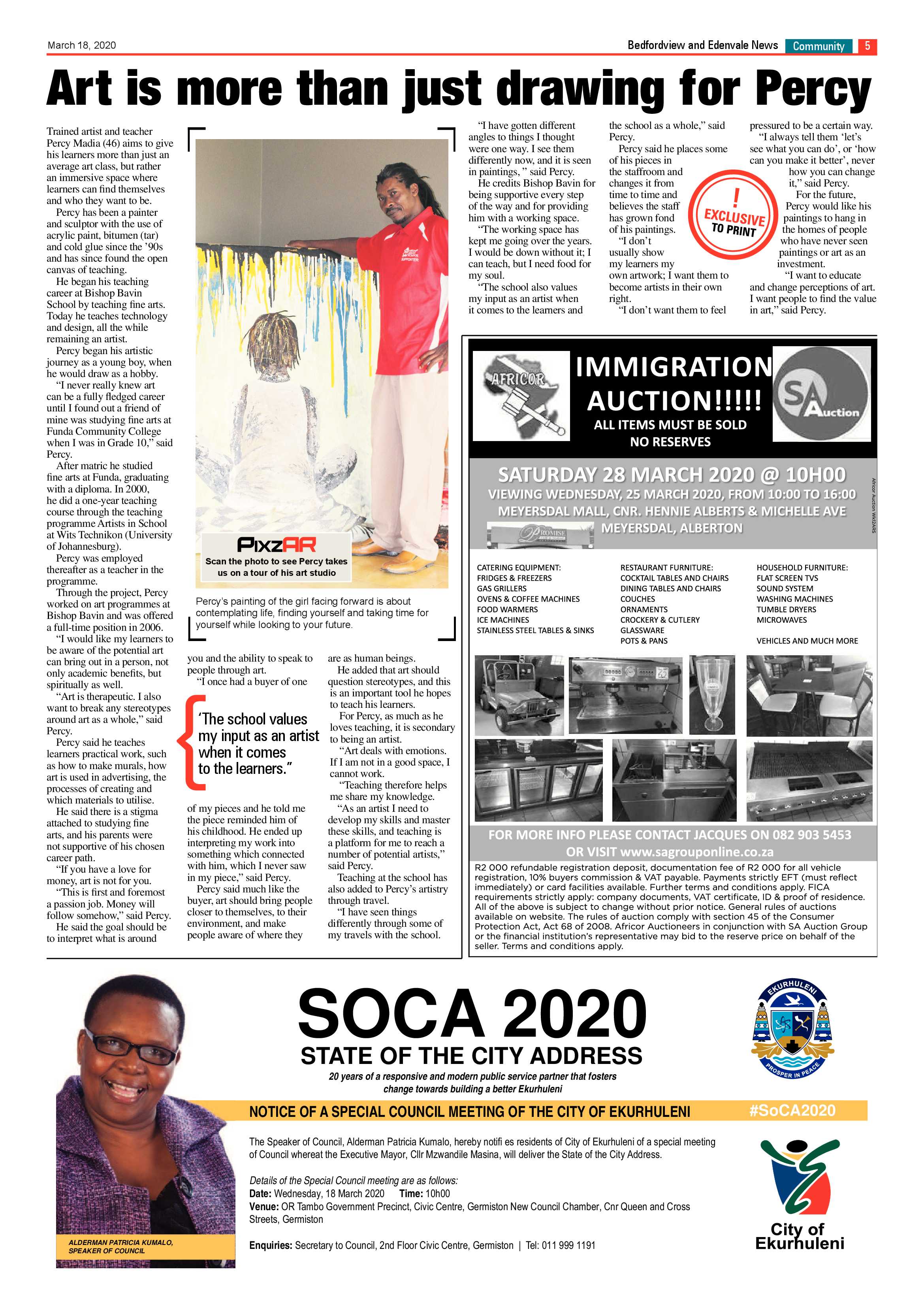 Bedfordview Edenvale News 18 March 2020 page 5