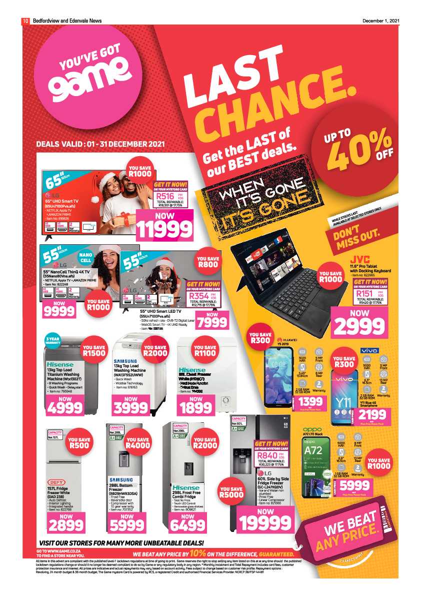 Bedfordview Edenvale News 1 December 2021 page 10