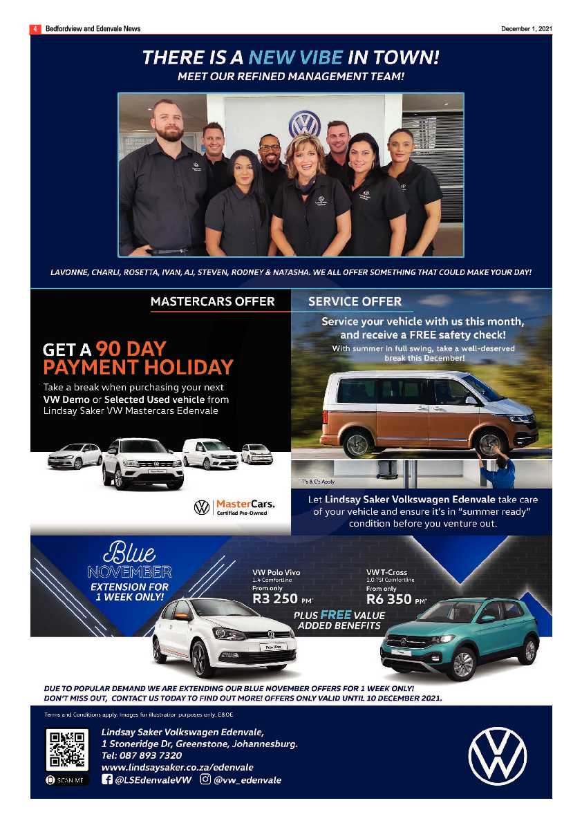 Bedfordview Edenvale News 1 December 2021 page 4