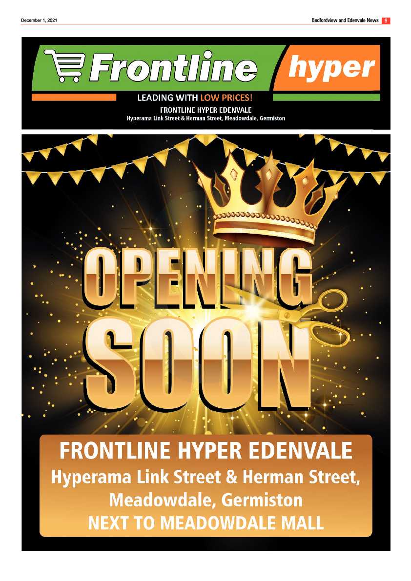 Bedfordview Edenvale News 1 December 2021 page 9