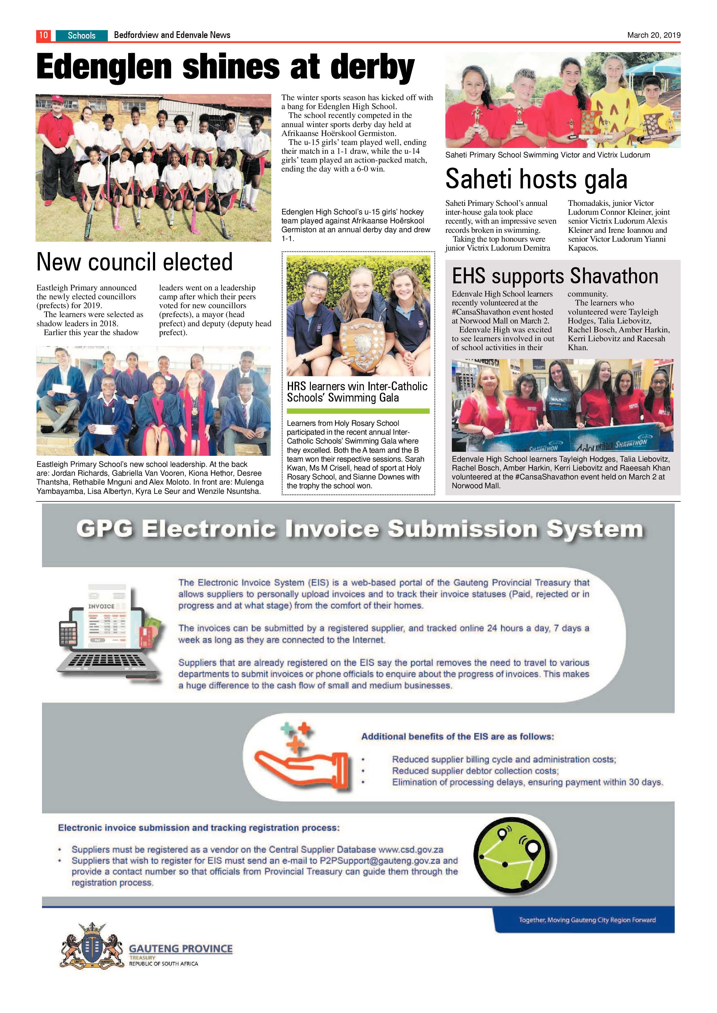Bedfordview Edenvale News 20 March 2019 page 10