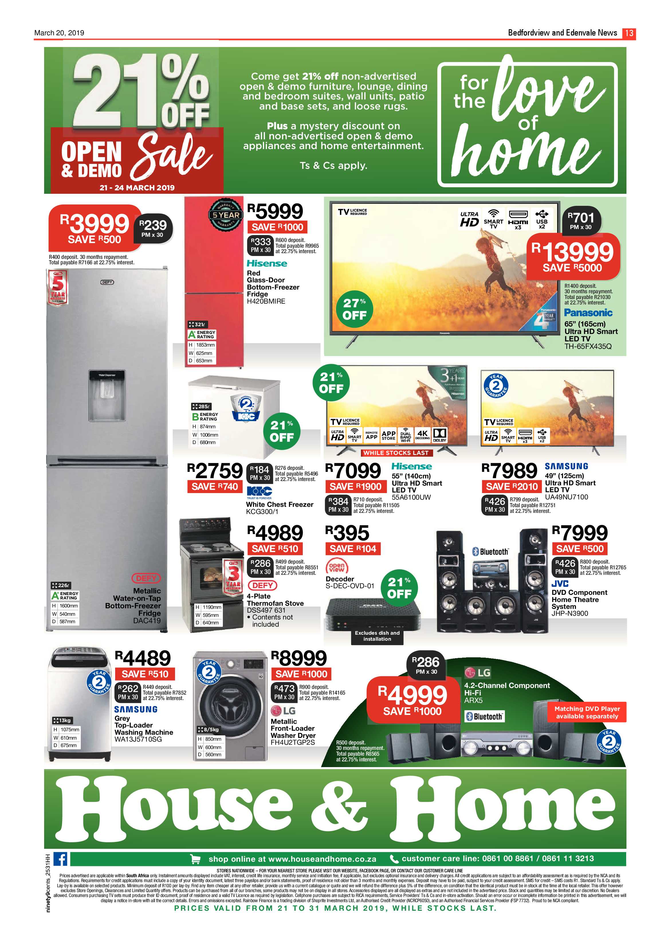Bedfordview Edenvale News 20 March 2019 page 13