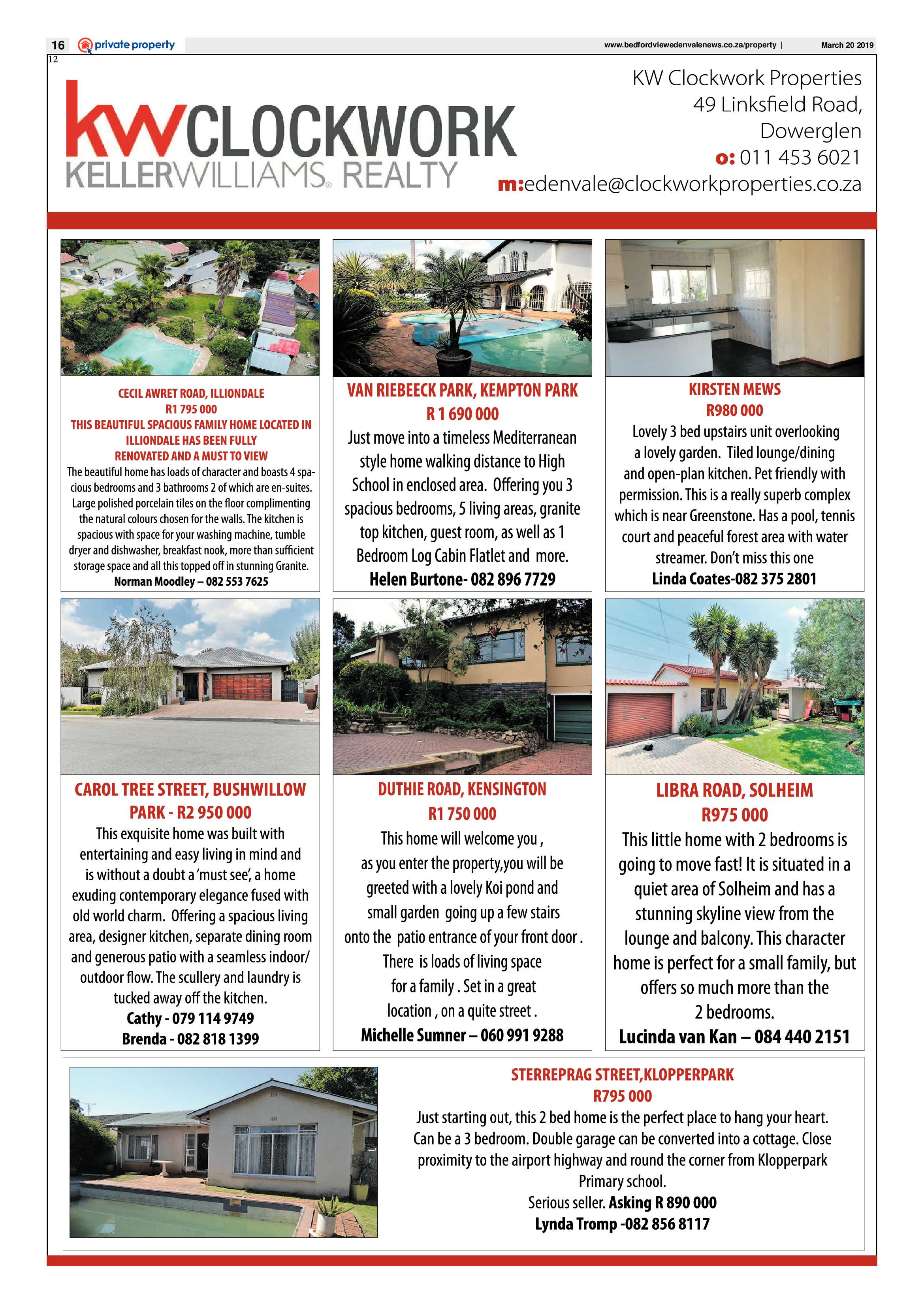 Bedfordview Edenvale News 20 March 2019 page 16