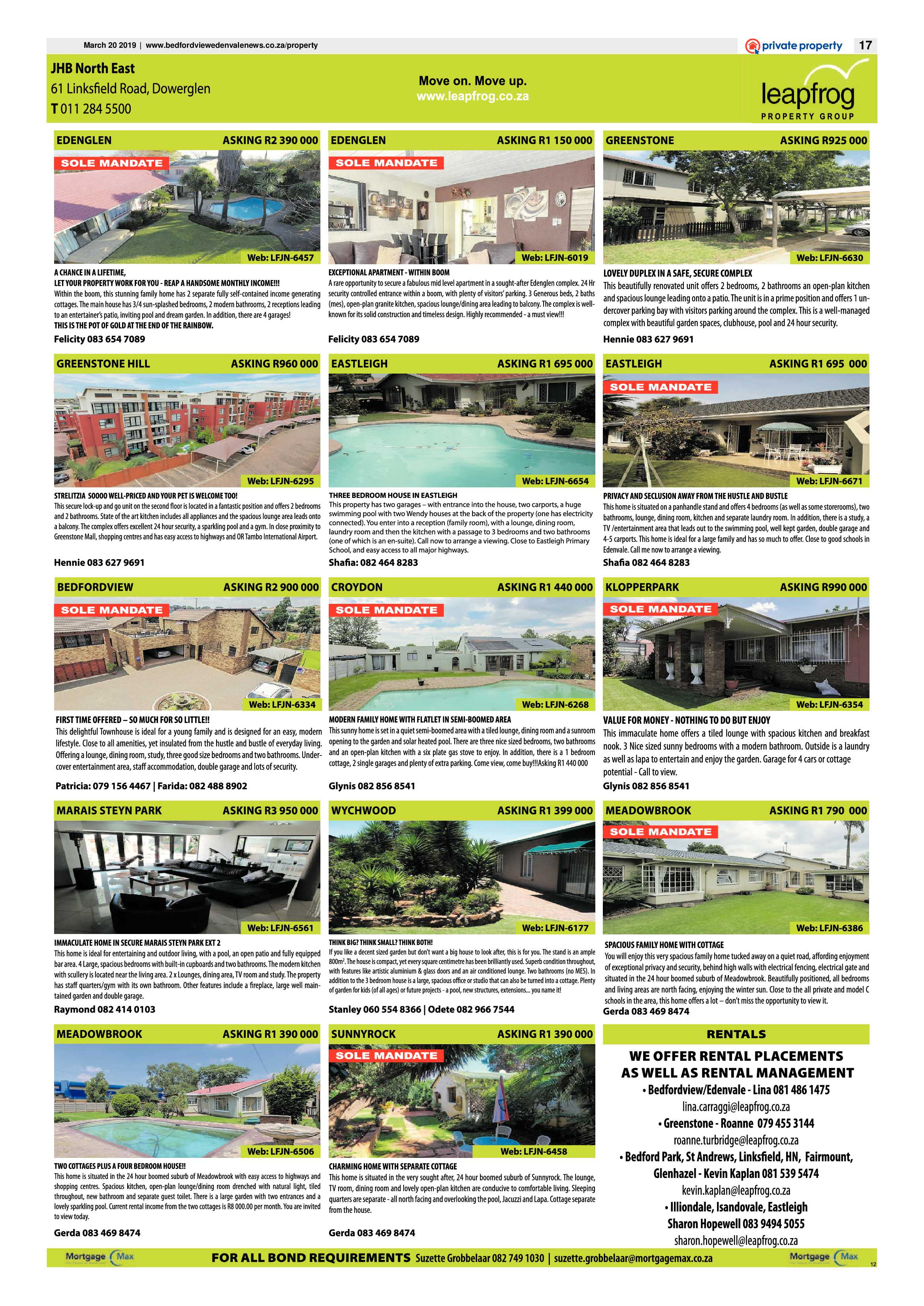 Bedfordview Edenvale News 20 March 2019 page 17