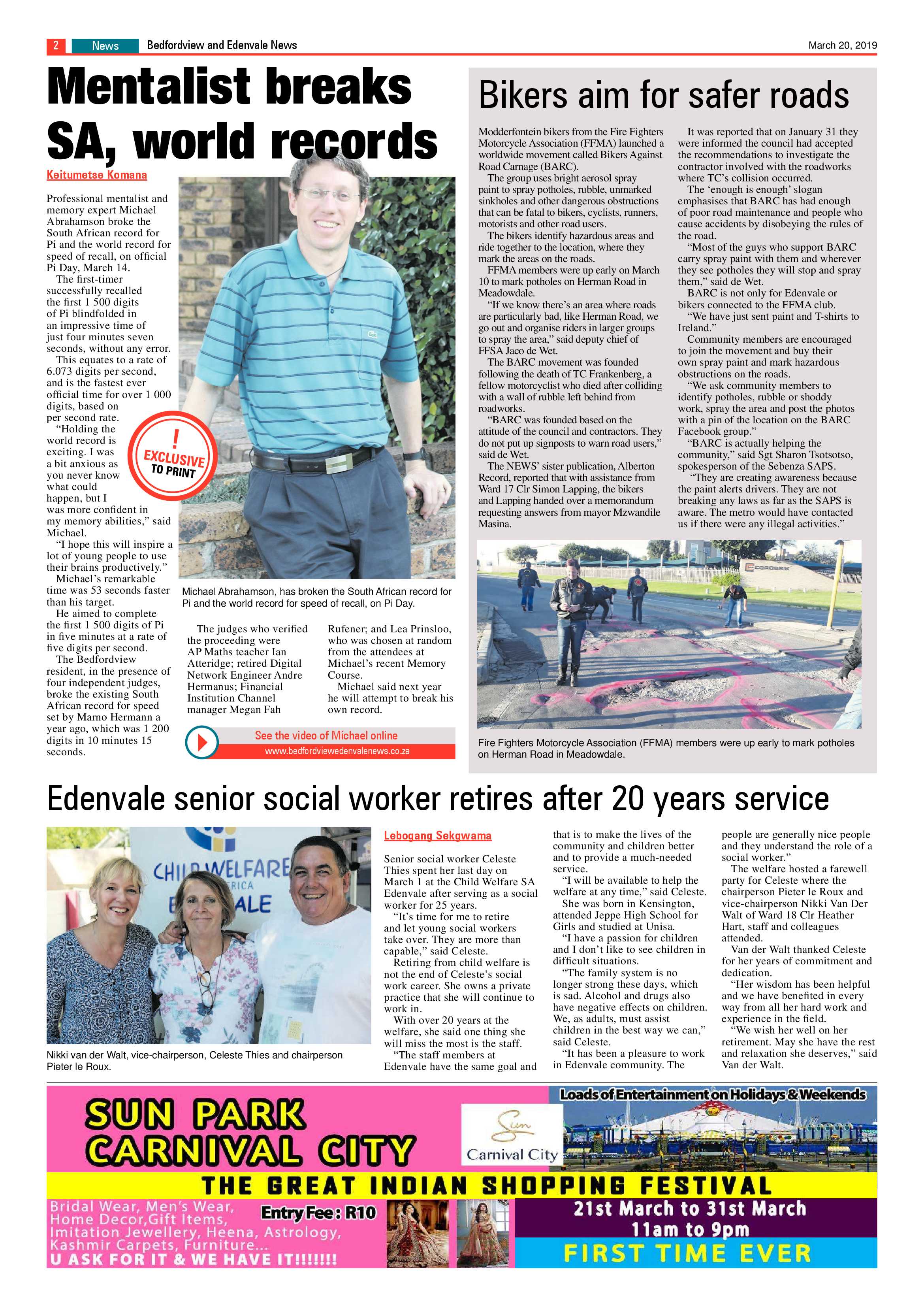 Bedfordview Edenvale News 20 March 2019 page 2