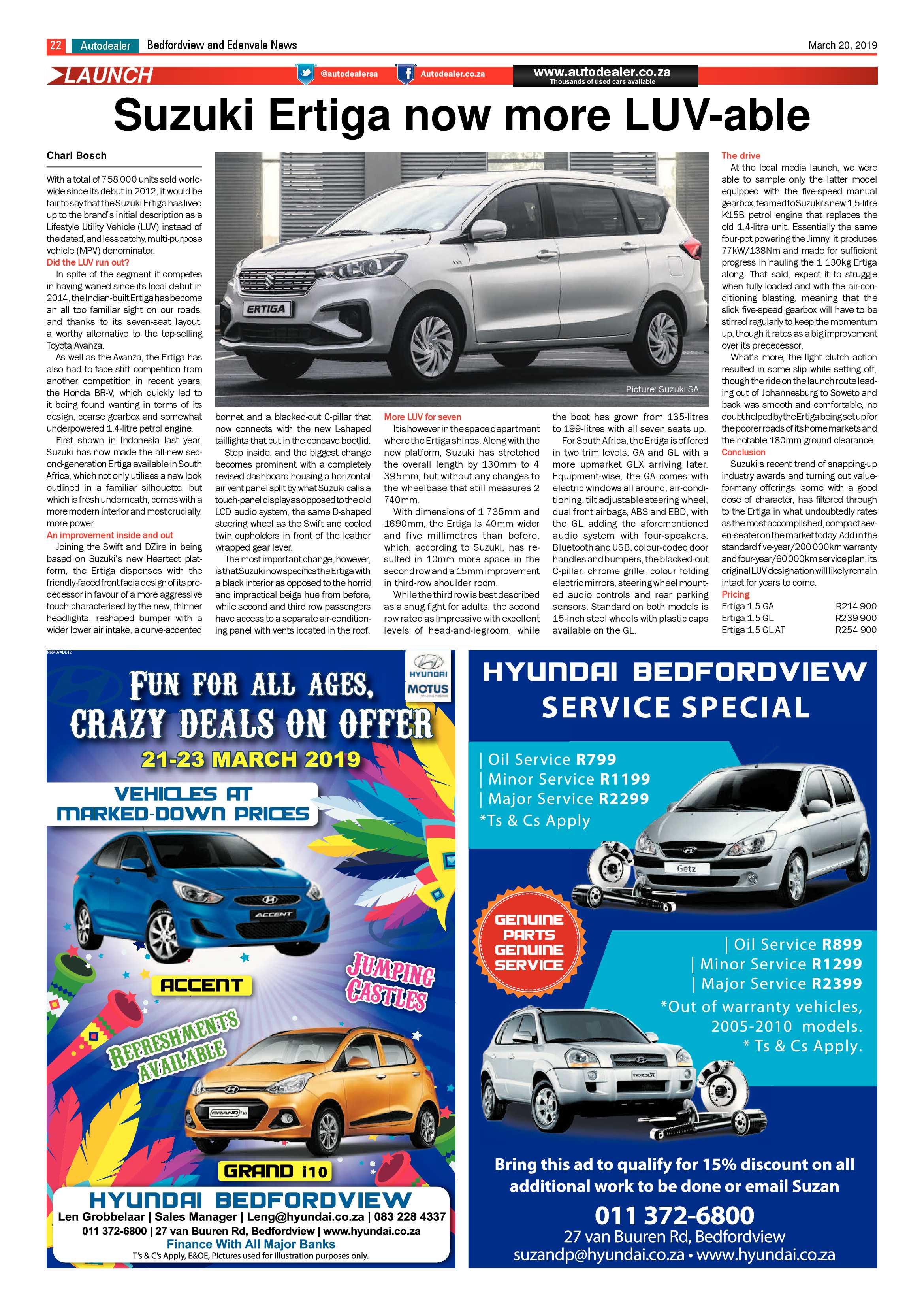 Bedfordview Edenvale News 20 March 2019 page 22