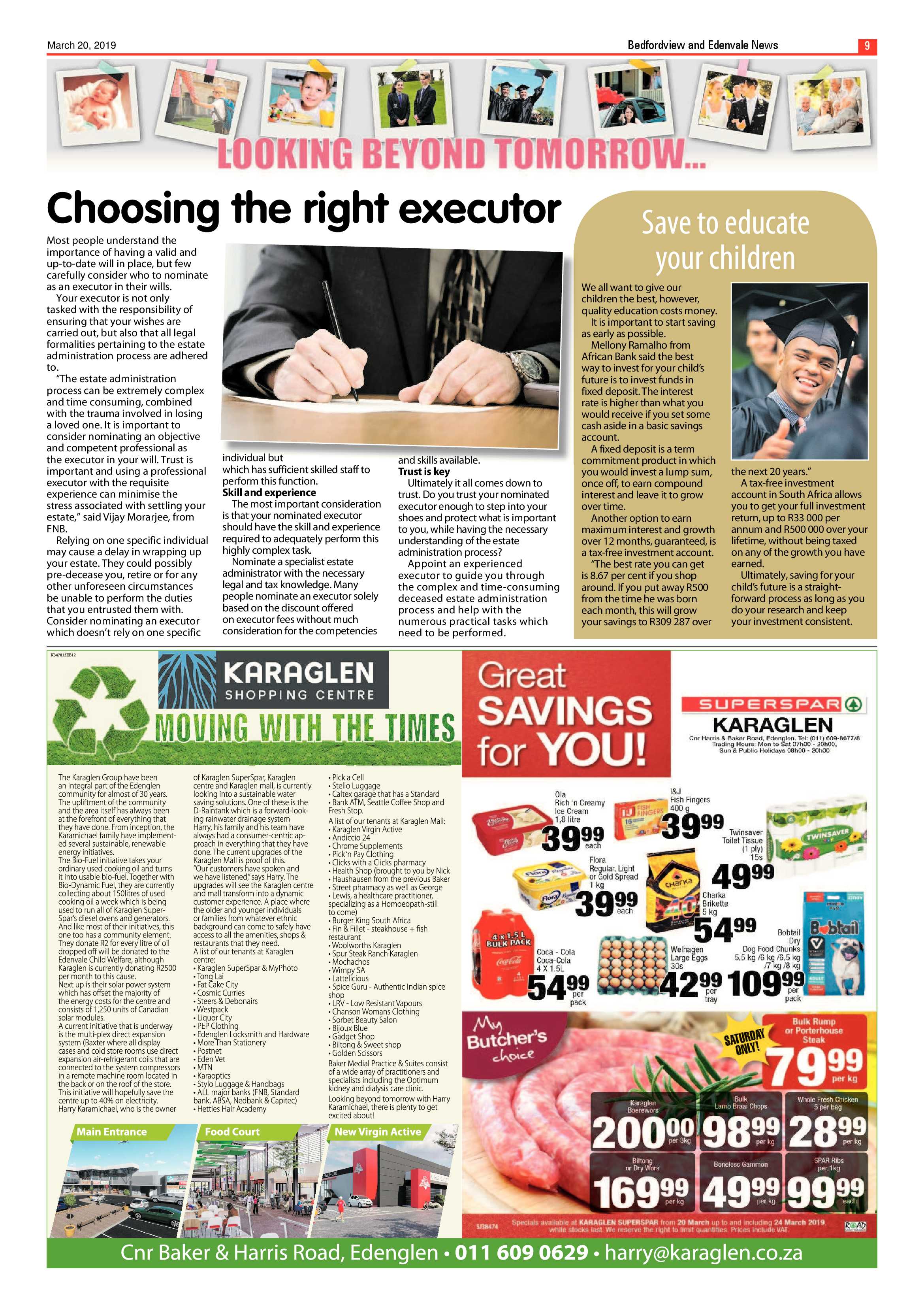 Bedfordview Edenvale News 20 March 2019 page 9