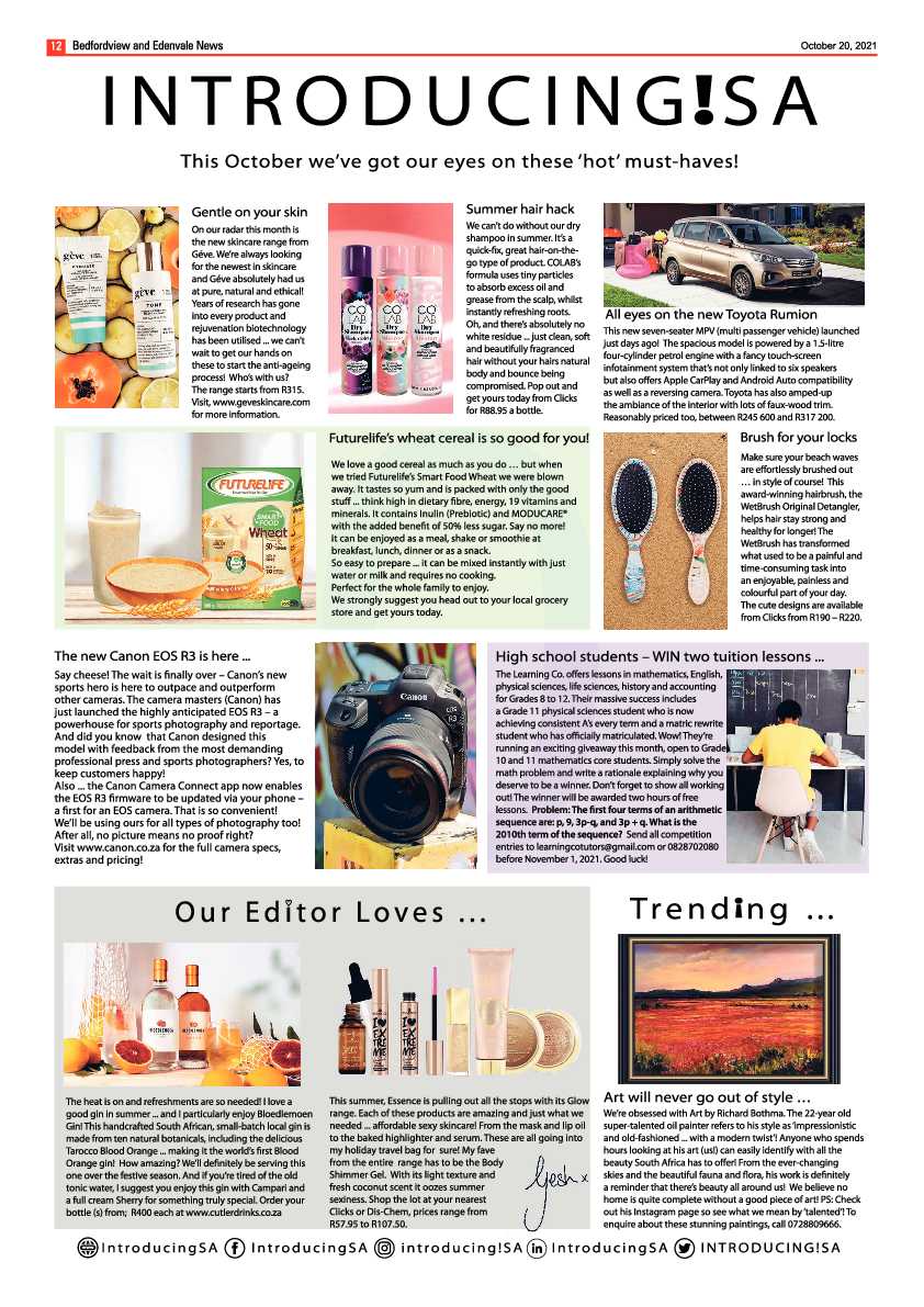 Bedfordview Edenvale News 20 October 2021 page 11