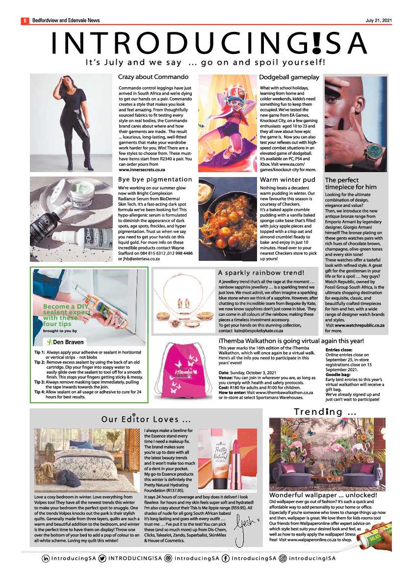 Bedfordview Edenvale News 21 July 2021 page 6
