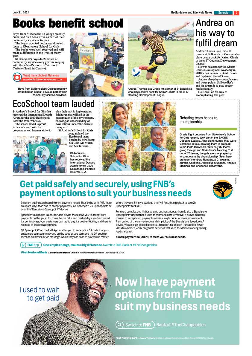 Bedfordview Edenvale News 21 July 2021 page 7