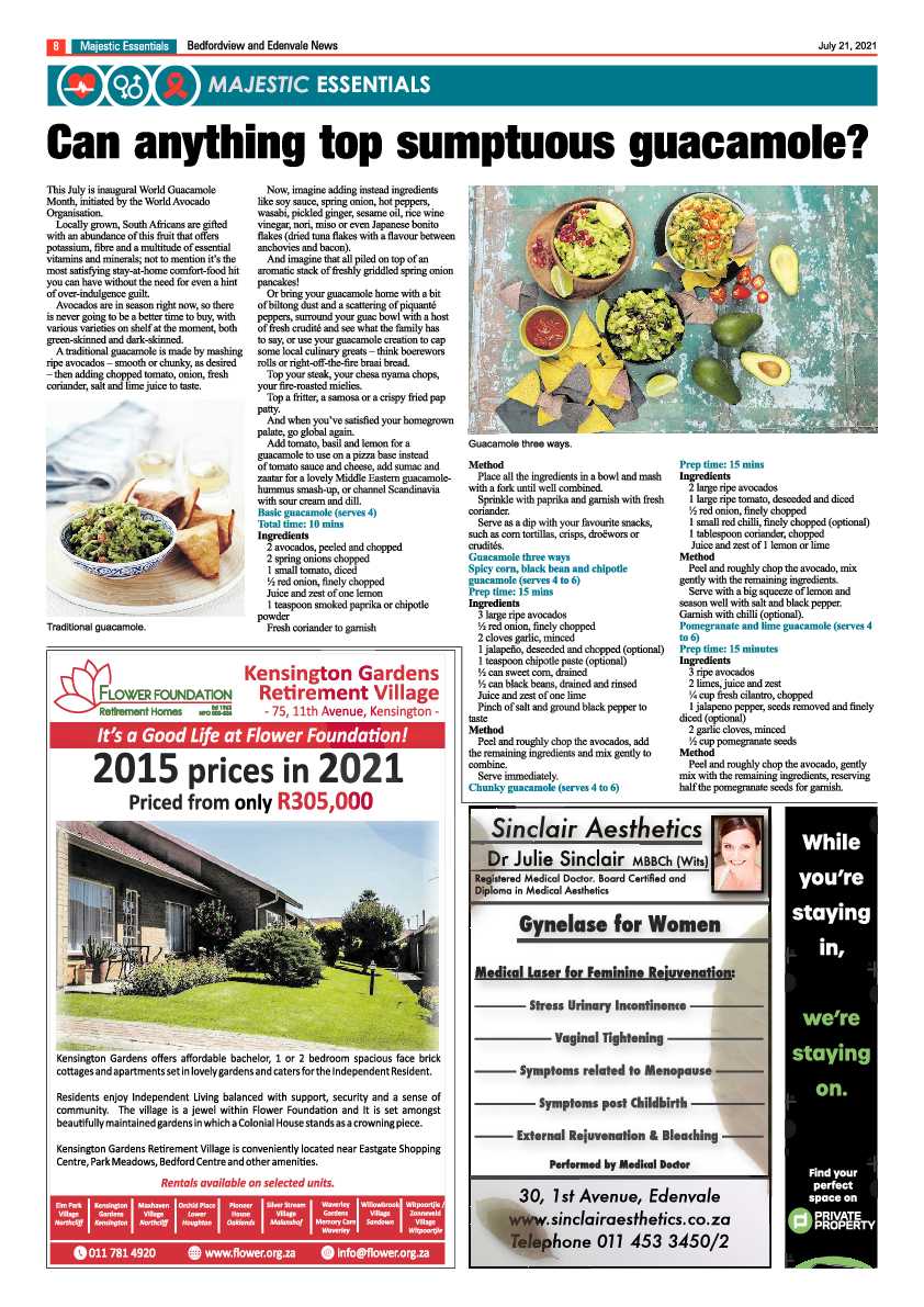 Bedfordview Edenvale News 21 July 2021 page 8