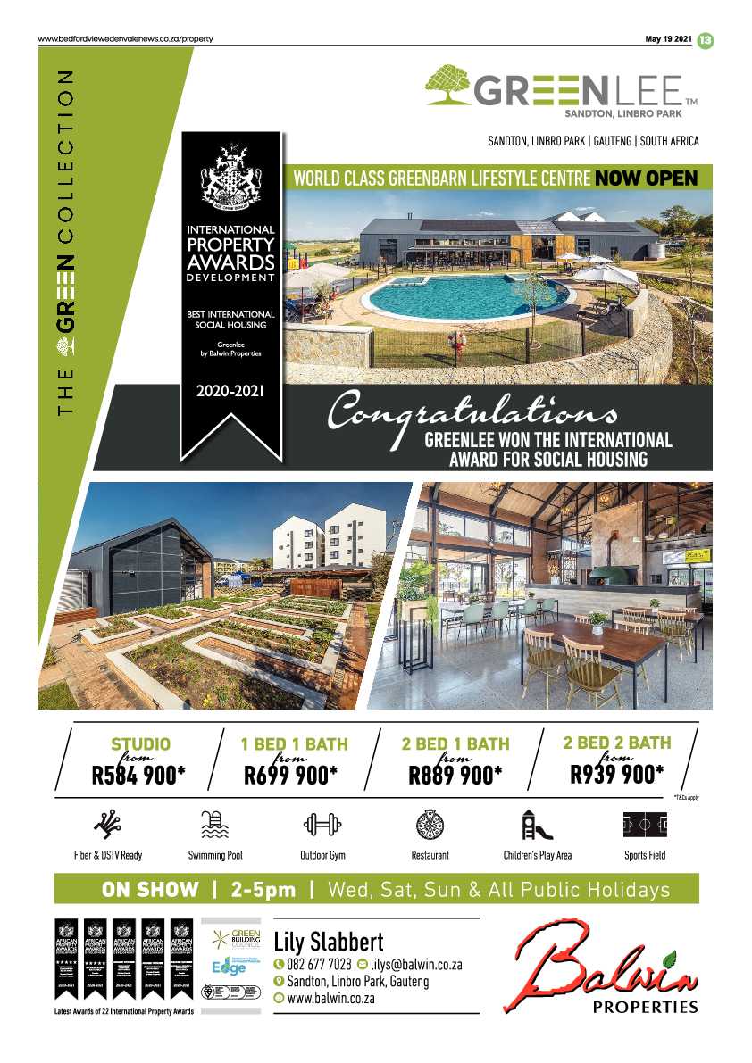 Bedfordview Edenvale News 21 May 2021 page 13