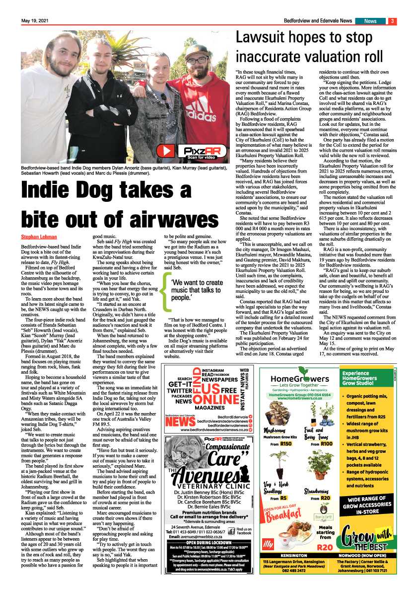 Bedfordview Edenvale News 21 May 2021 page 3