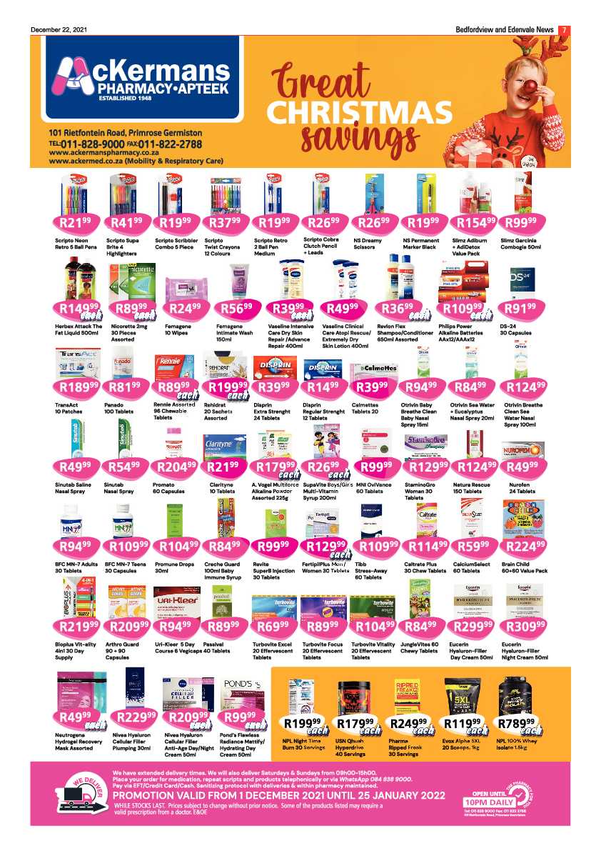 Bedfordview Edenvale News 22 December 2021 page 7