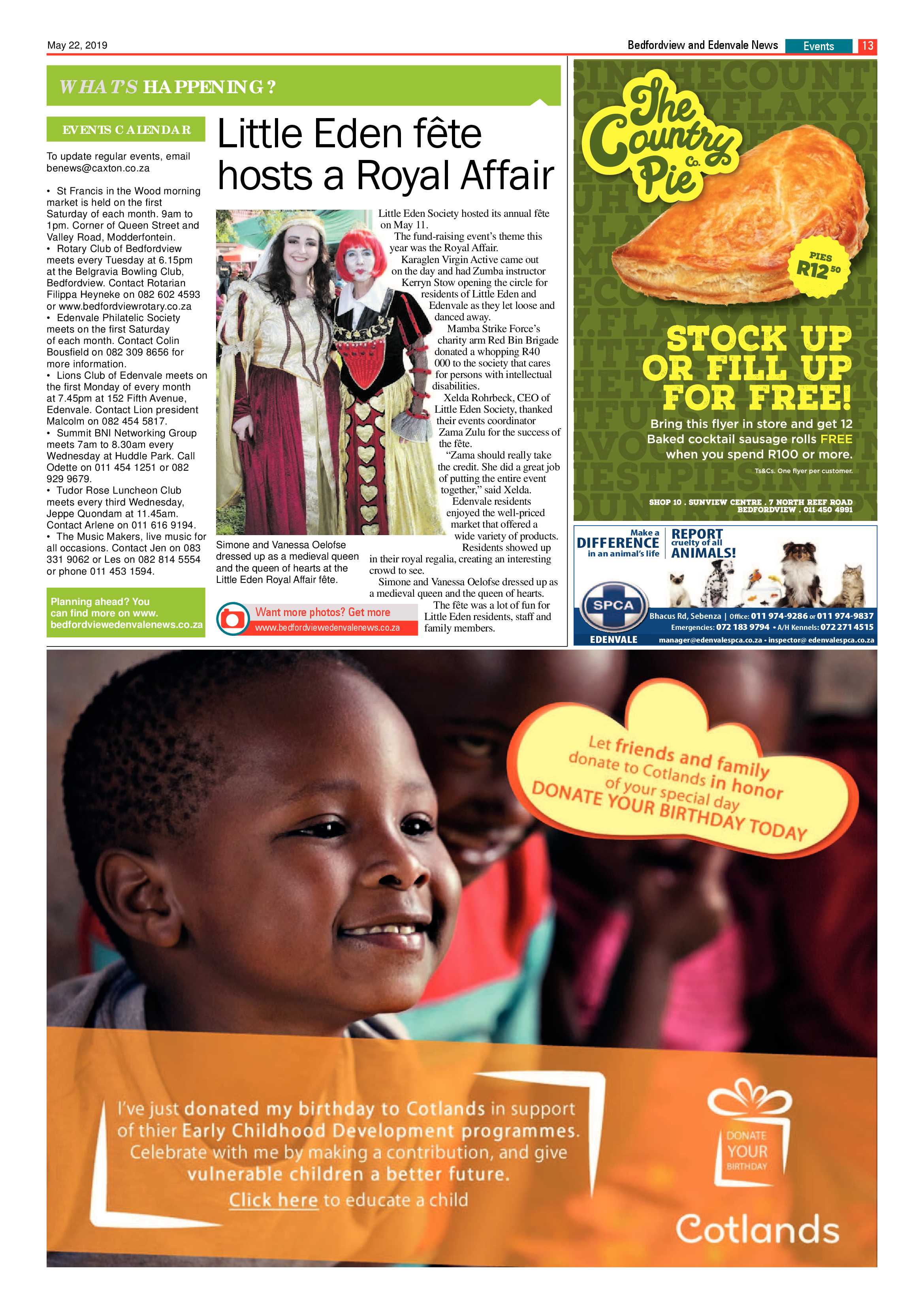 Bedfordview Edenvale News 22 May 2019 page 13