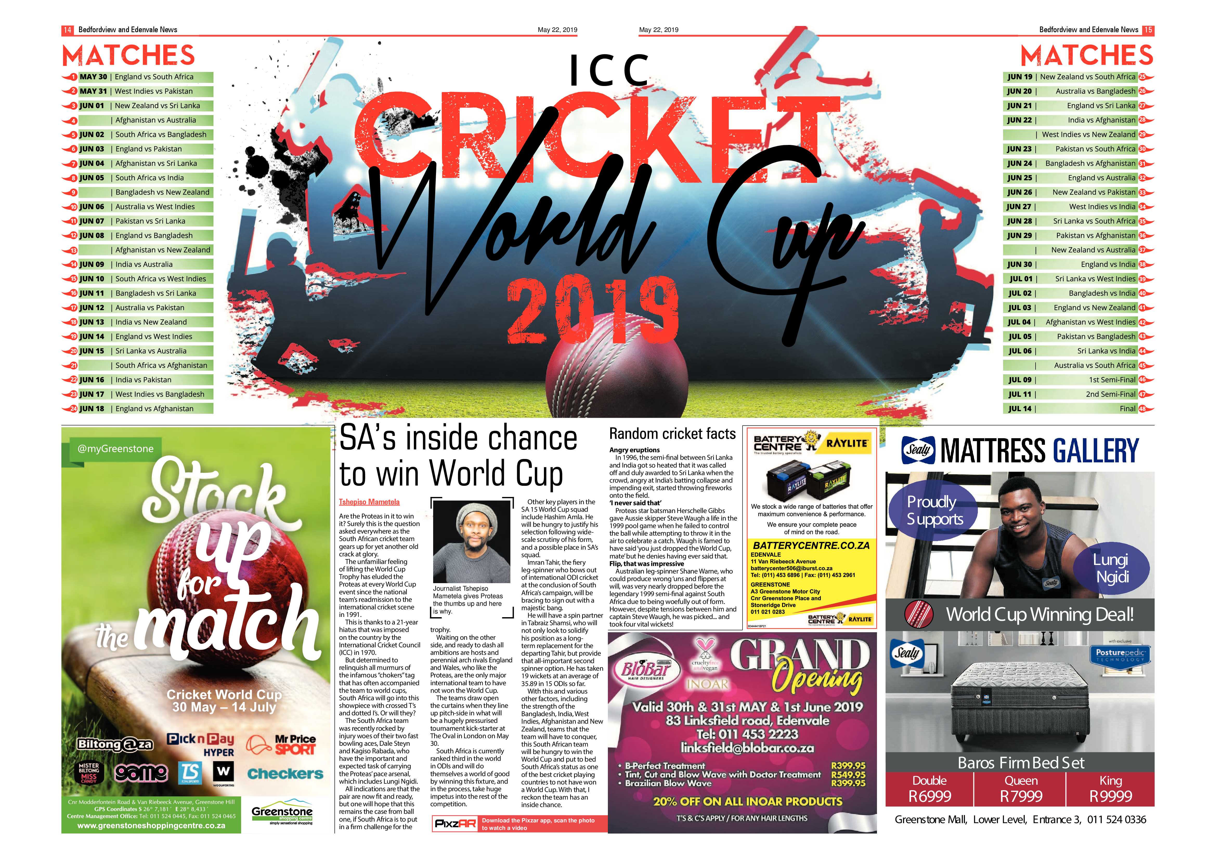 Bedfordview Edenvale News 22 May 2019 page 14