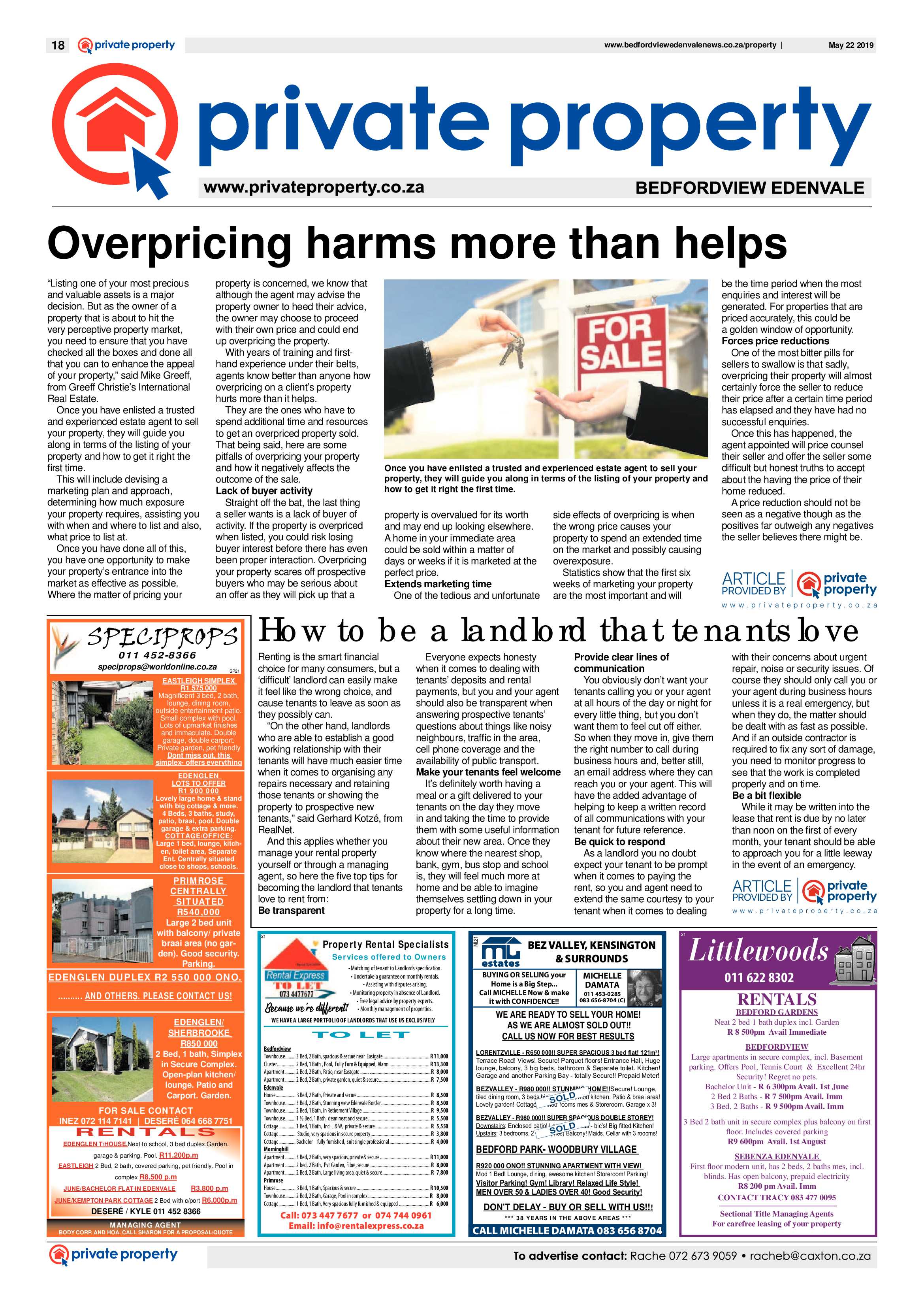 Bedfordview Edenvale News 22 May 2019 page 17