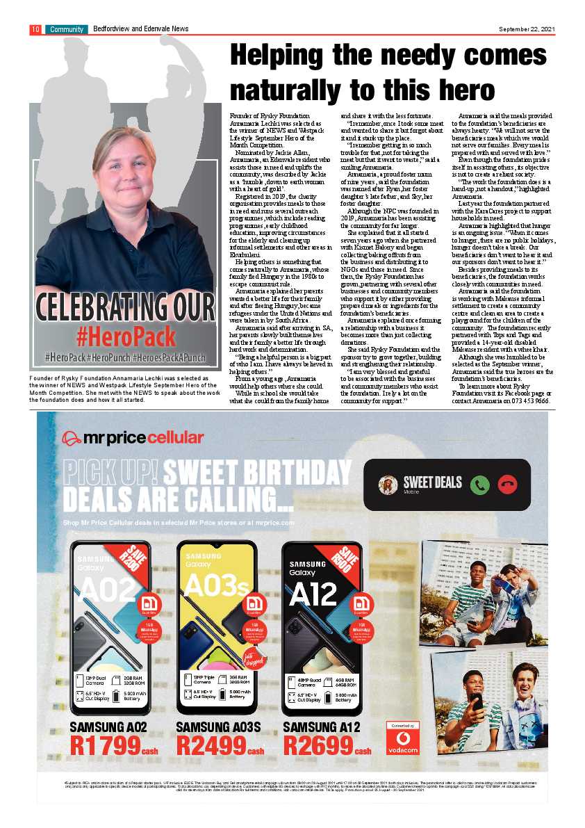 Bedfordview Edenvale News 22 September 2021 page 11