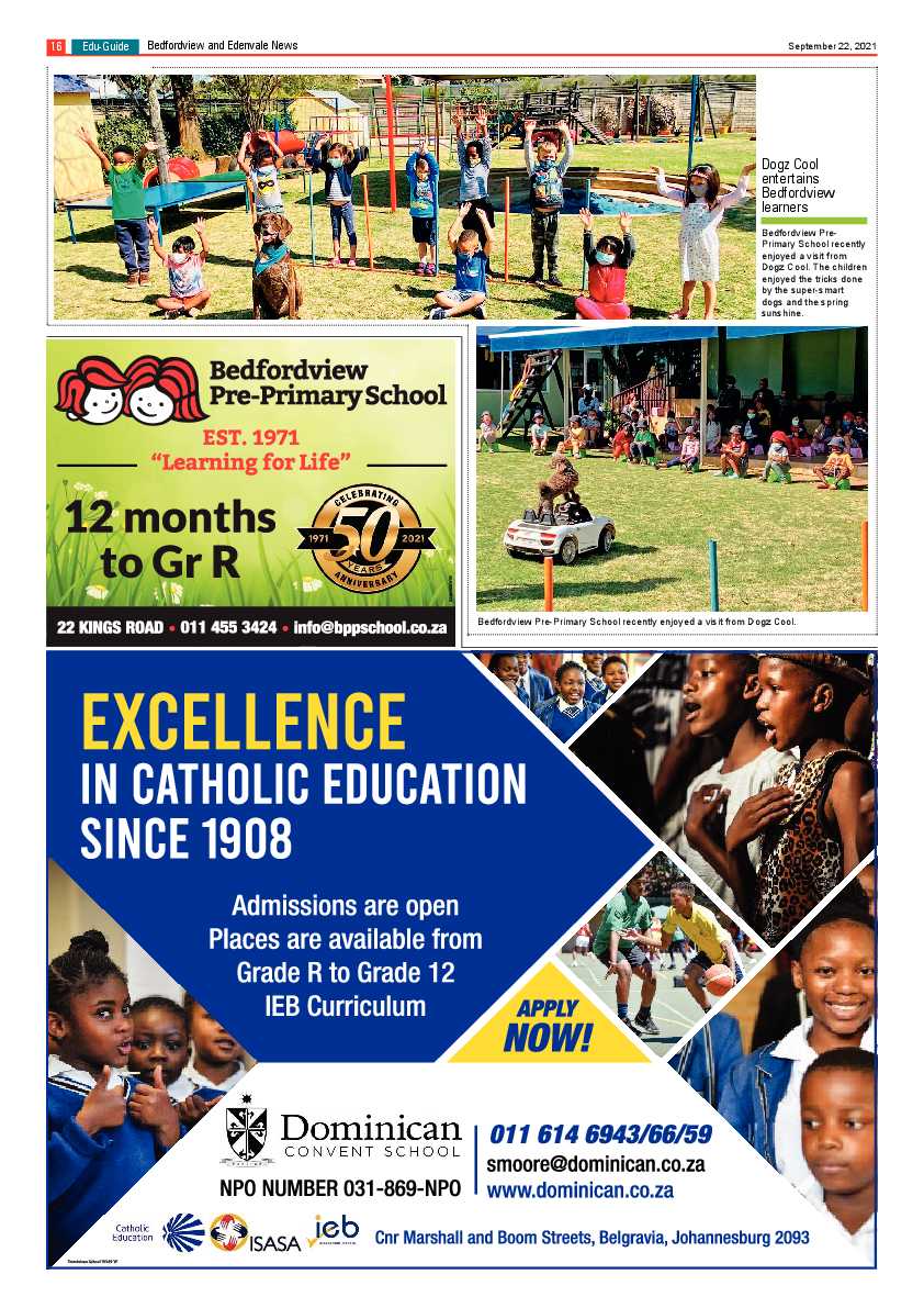 Bedfordview Edenvale News 22 September 2021 page 17