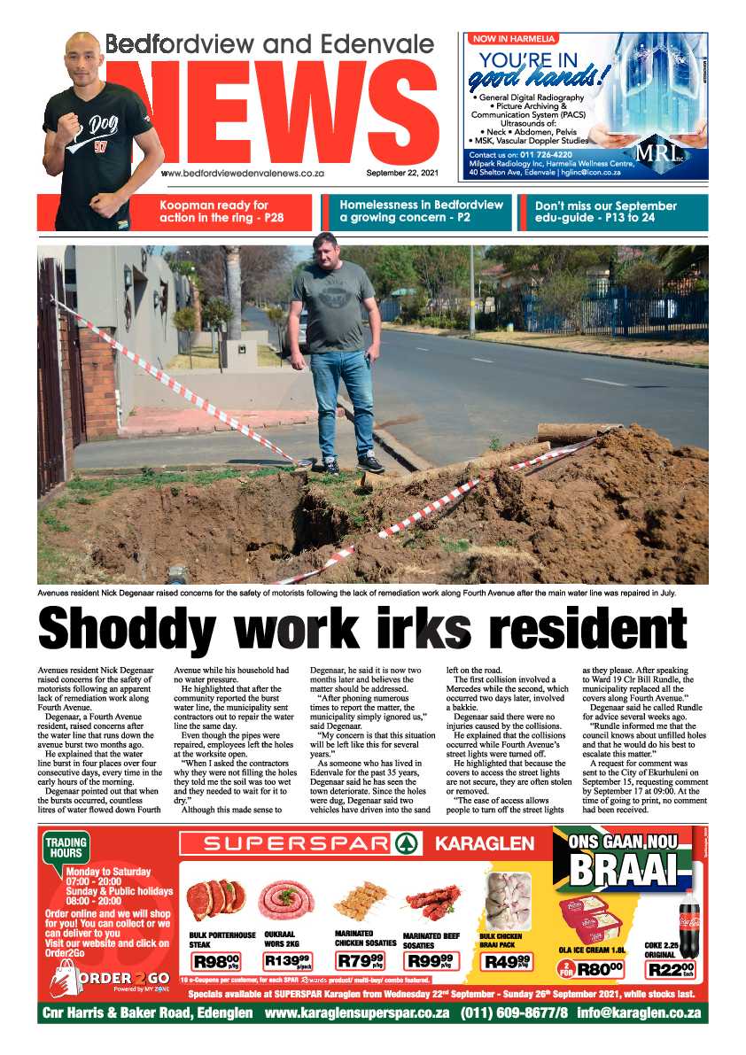 Bedfordview Edenvale News 22 September 2021 page 2