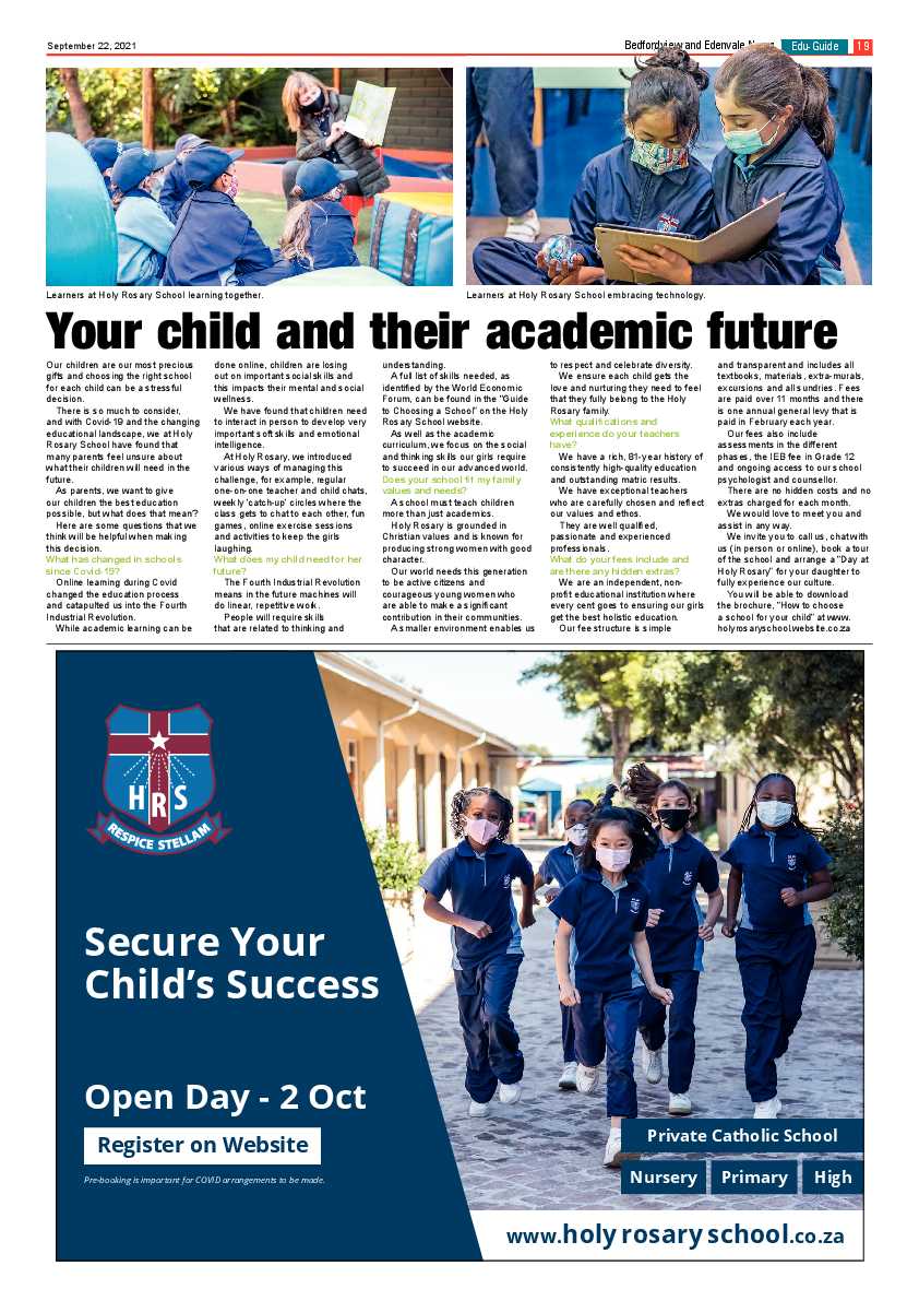 Bedfordview Edenvale News 22 September 2021 page 20