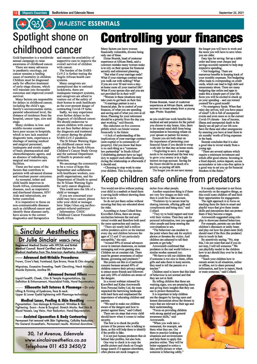 Bedfordview Edenvale News 22 September 2021 page 40