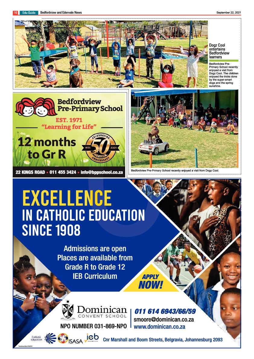 Bedfordview Edenvale News 22 September 2021 page 44