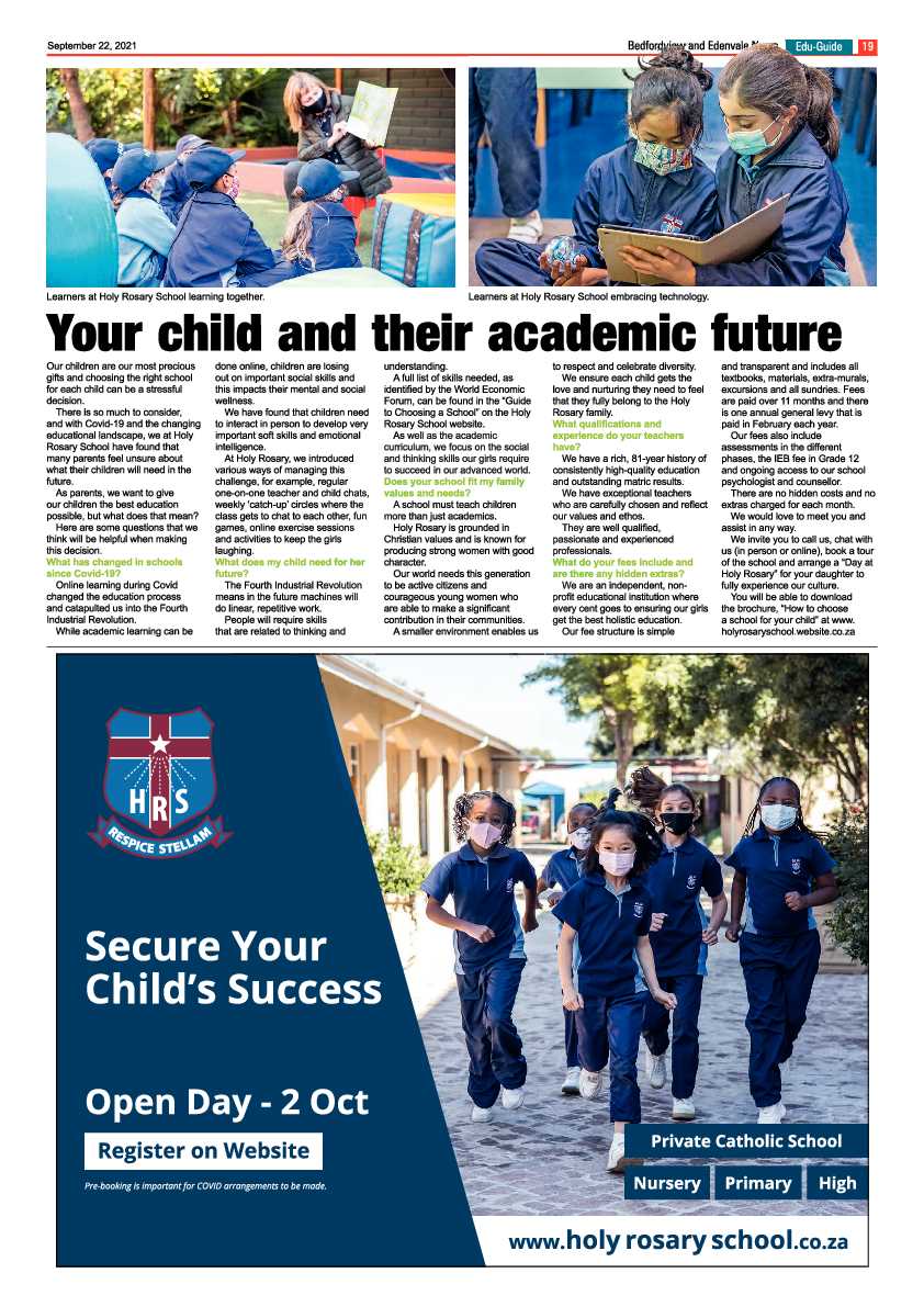 Bedfordview Edenvale News 22 September 2021 page 47