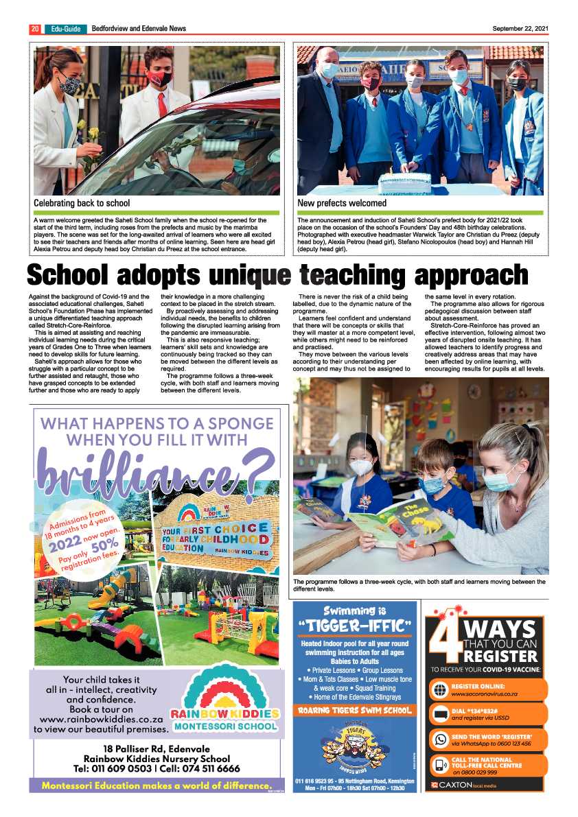 Bedfordview Edenvale News 22 September 2021 page 48