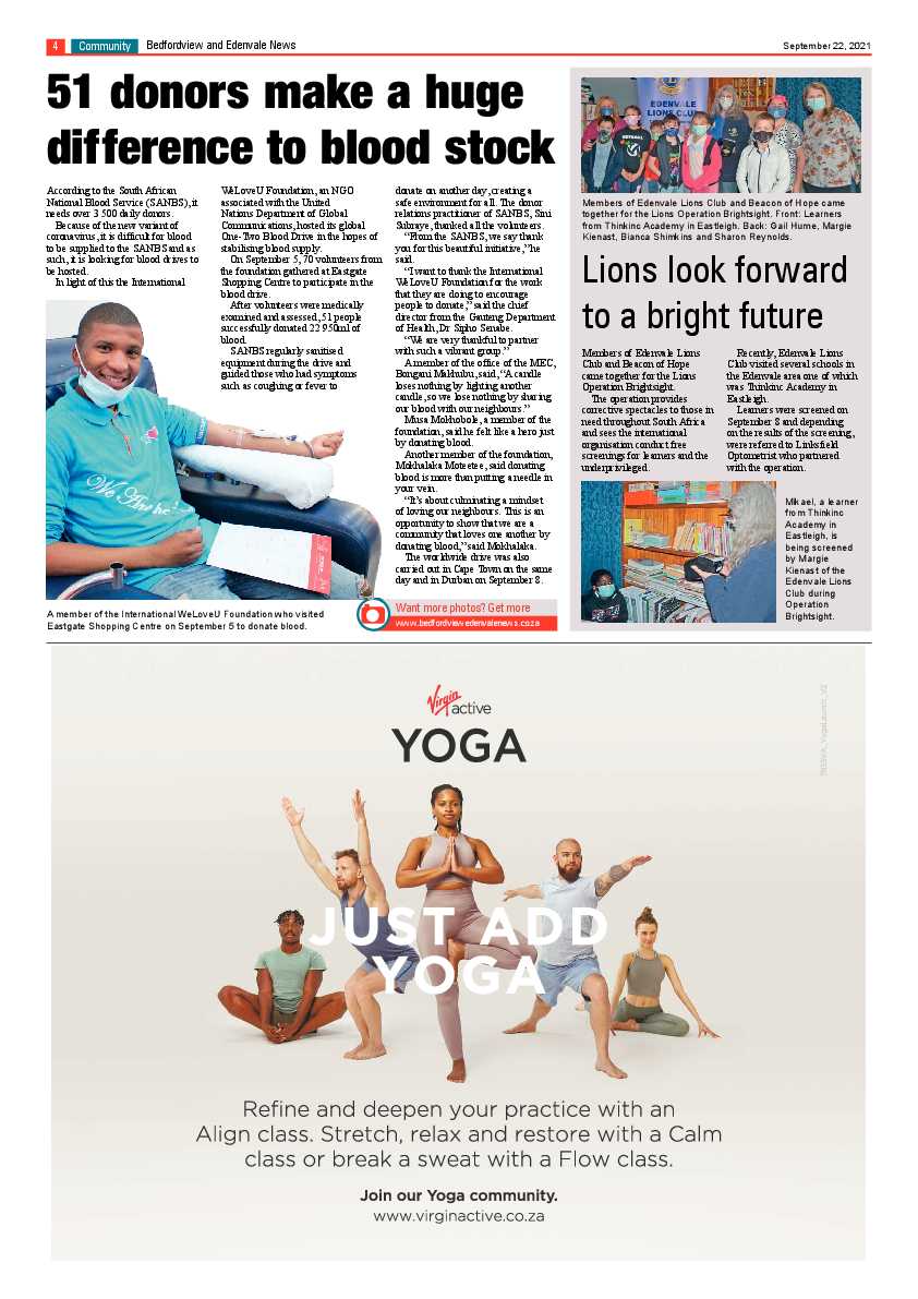 Bedfordview Edenvale News 22 September 2021 page 5