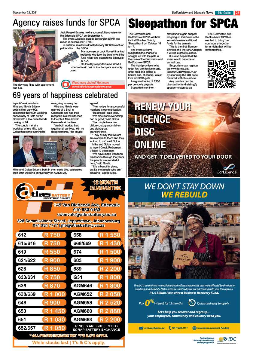 Bedfordview Edenvale News 22 September 2021 page 53