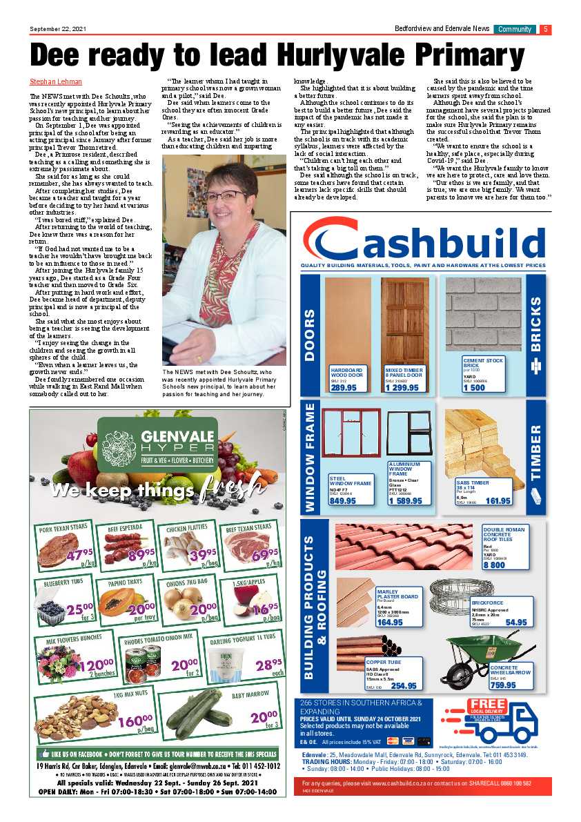 Bedfordview Edenvale News 22 September 2021 page 6