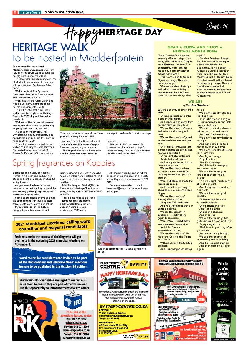 Bedfordview Edenvale News 22 September 2021 page 9