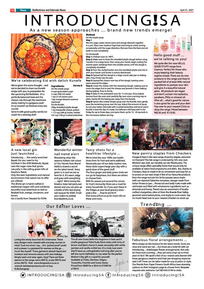 Bedfordview Edenvale News 23 April 2021 page 10