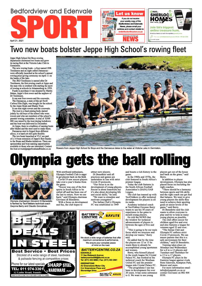 Bedfordview Edenvale News 23 April 2021 page 16