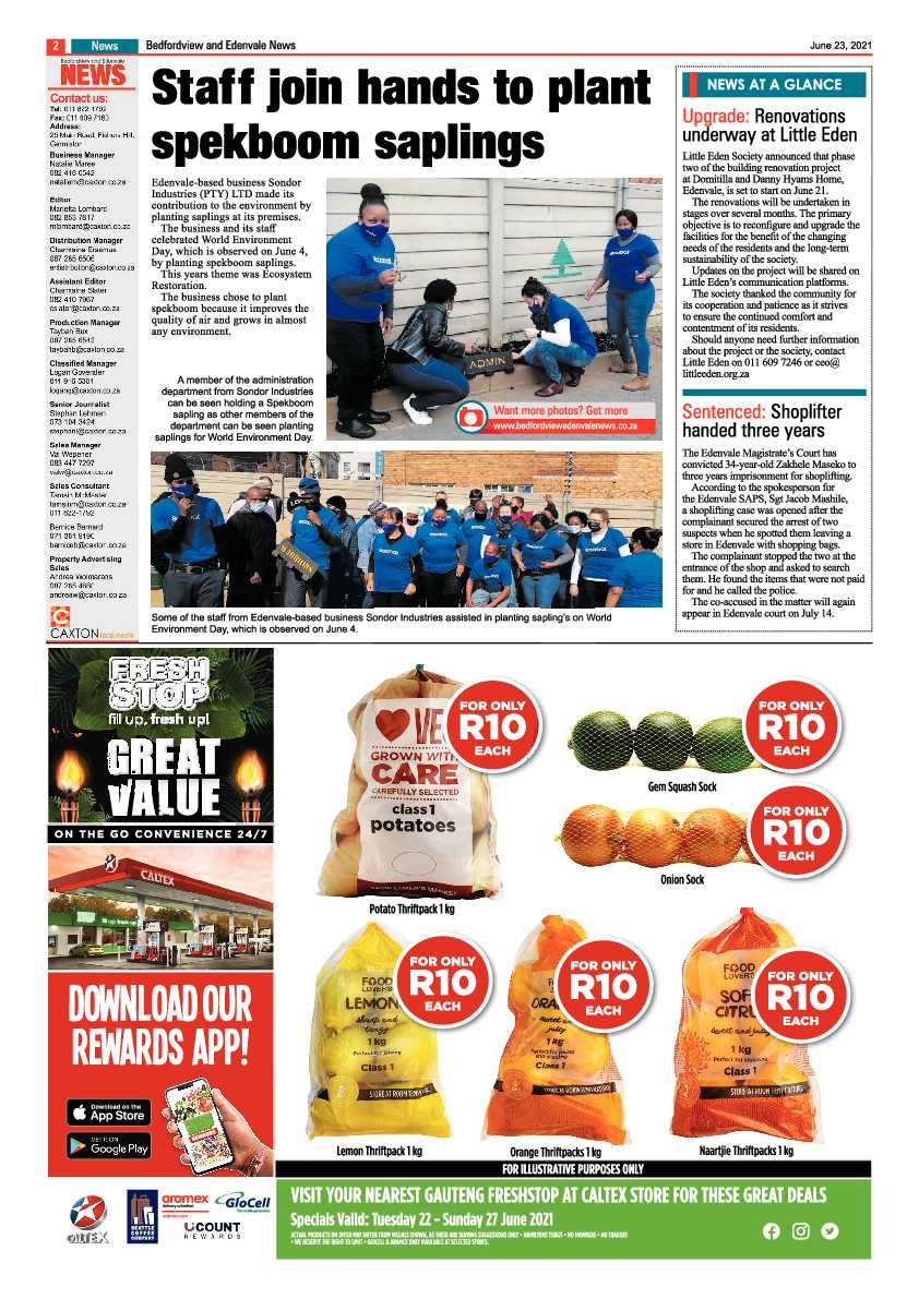 Bedfordview Edenvale News 23 June 2021 page 2