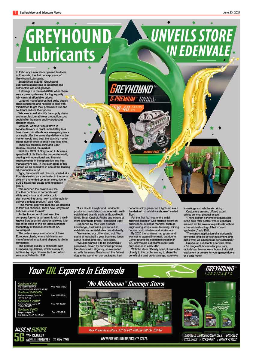Bedfordview Edenvale News 23 June 2021 page 4