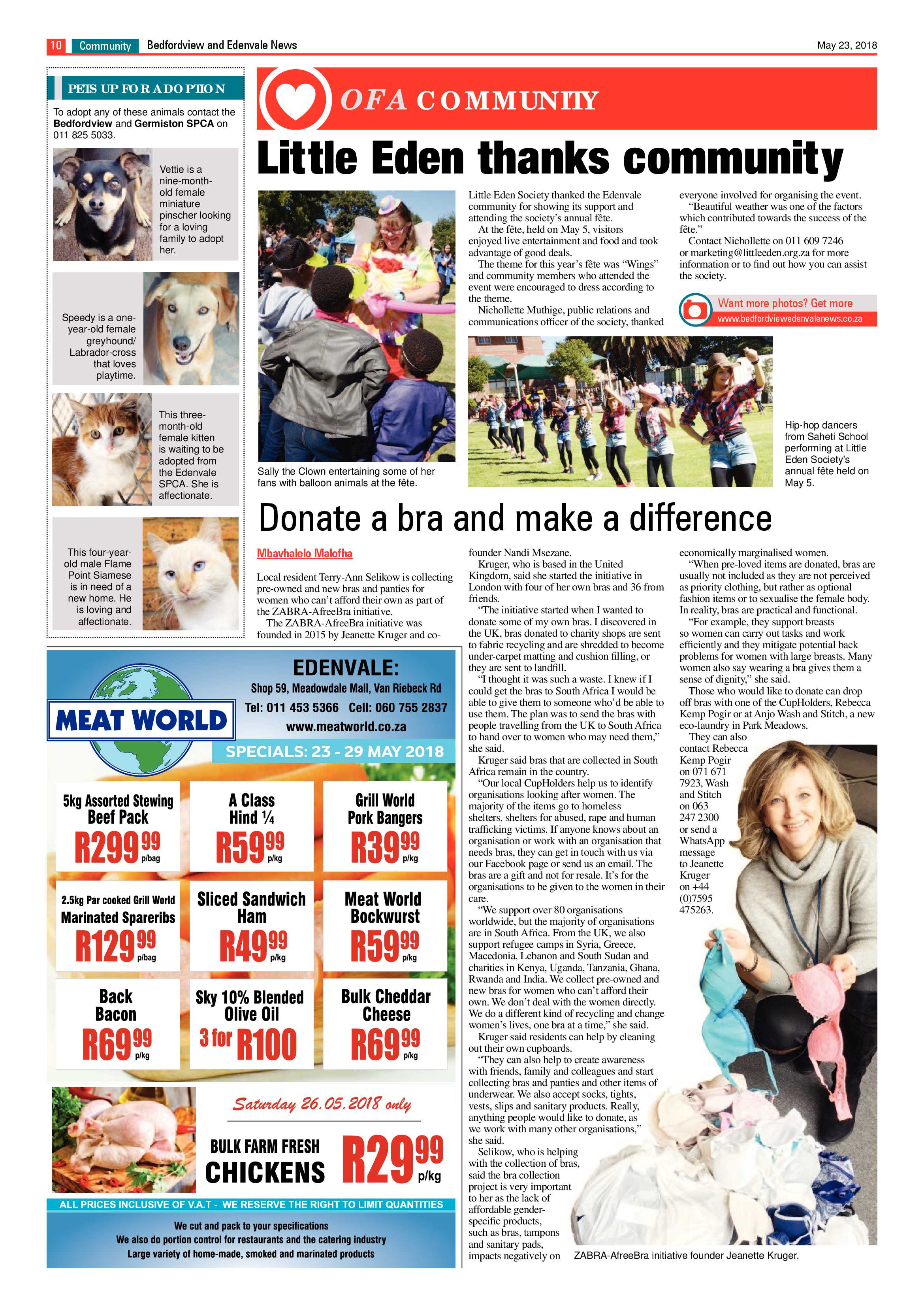 Bedfordview Edenvale News 23 May 2018 page 10