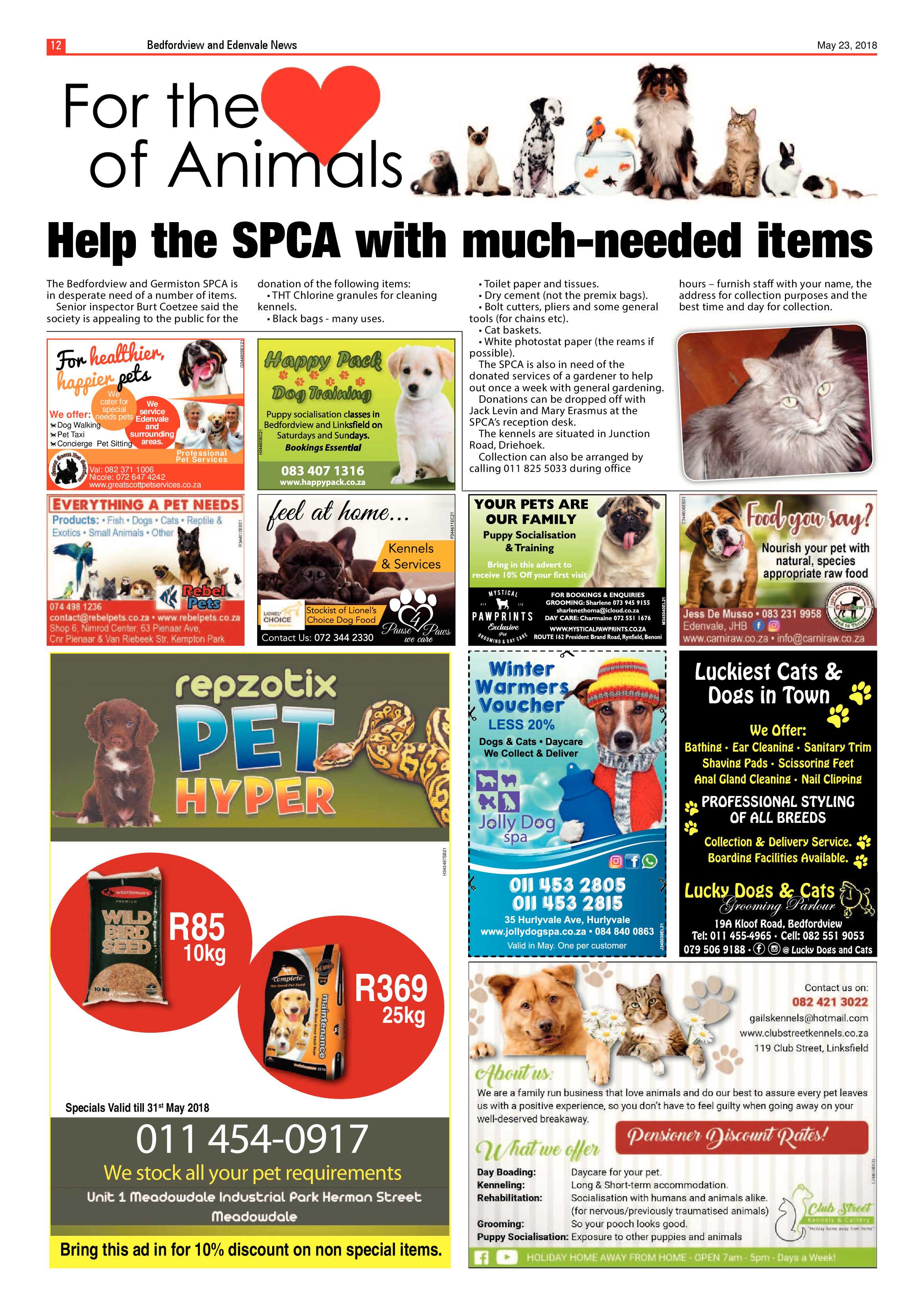 Bedfordview Edenvale News 23 May 2018 page 12