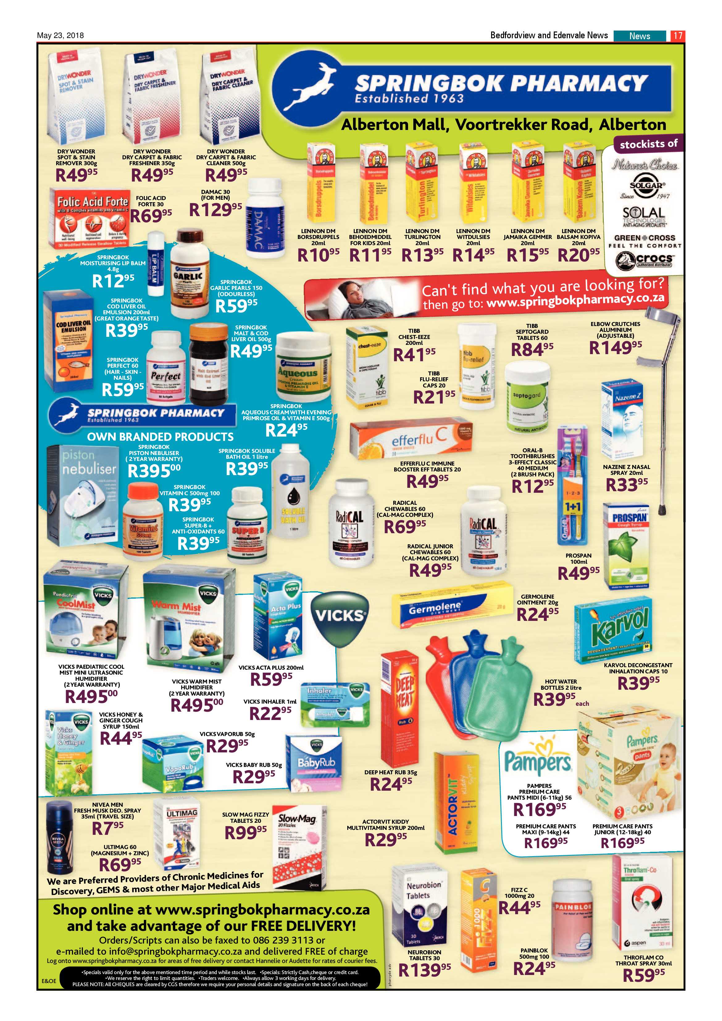 Bedfordview Edenvale News 23 May 2018 page 17