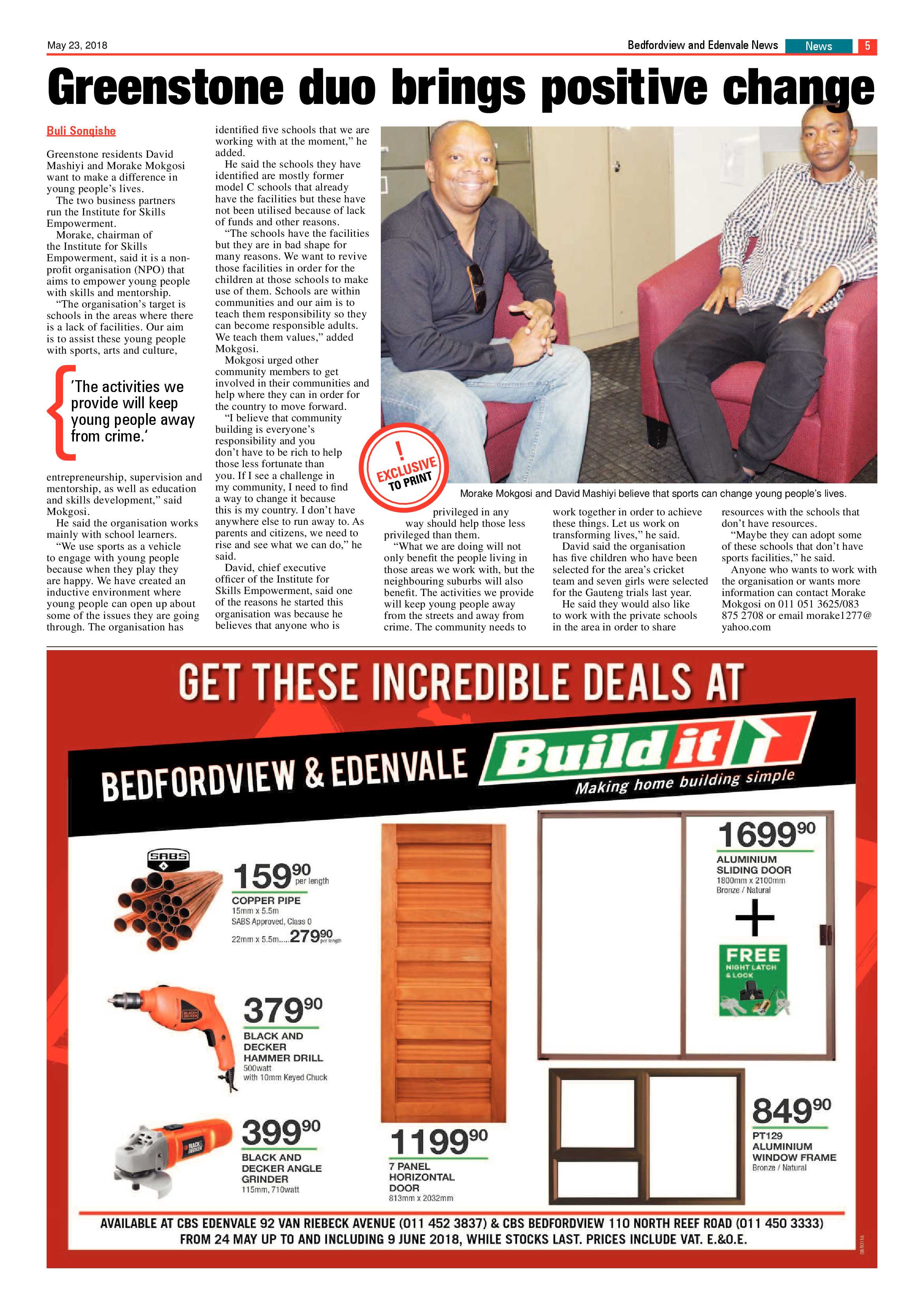 Bedfordview Edenvale News 23 May 2018 page 5