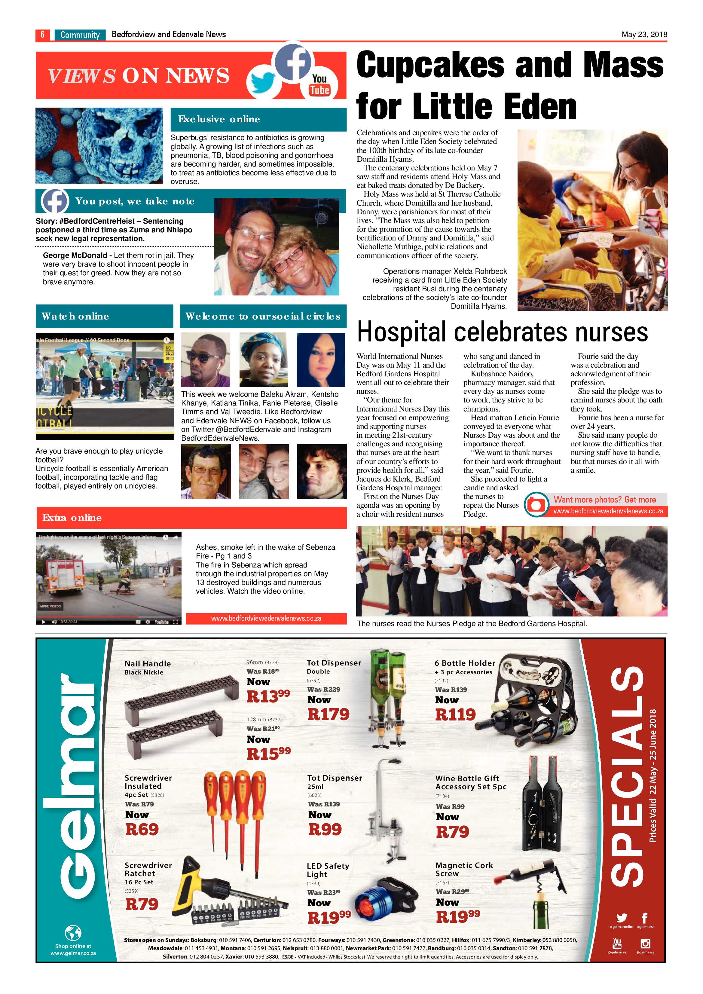 Bedfordview Edenvale News 23 May 2018 page 6